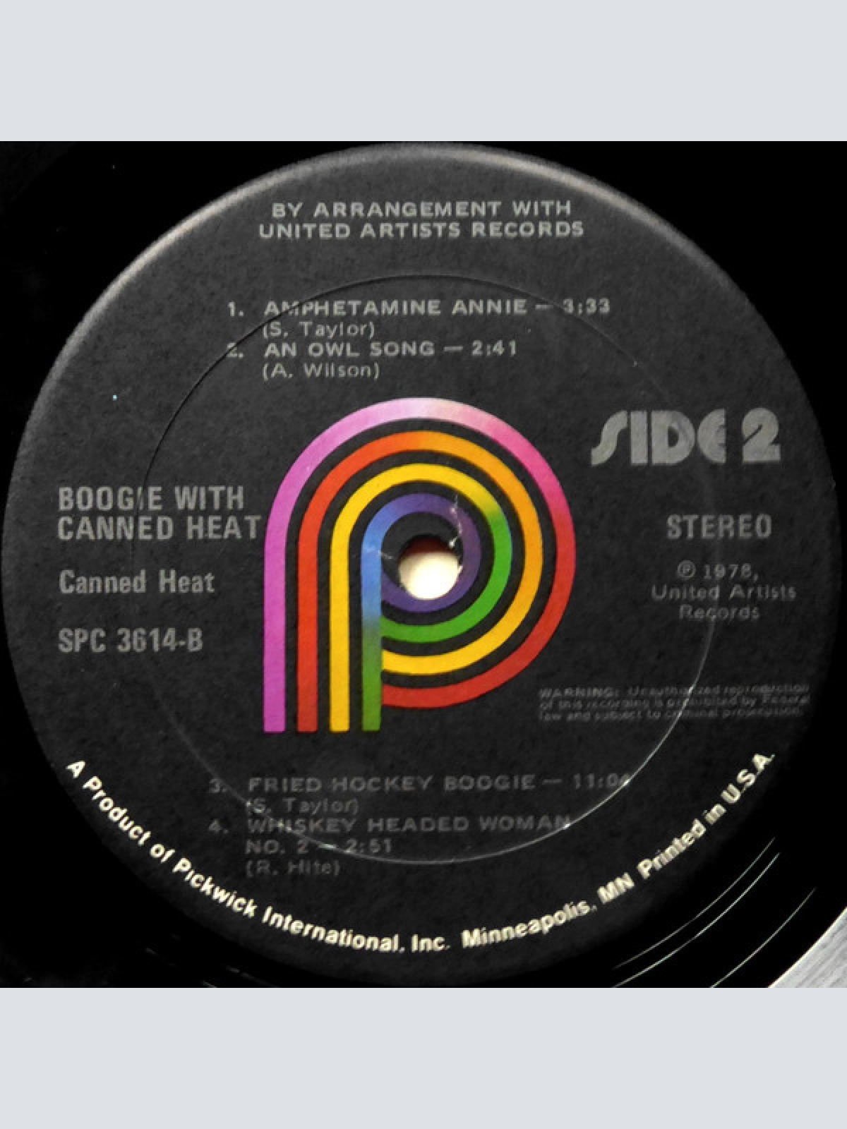 Vinyl / Canned Heat - Boogie With Canned Heat