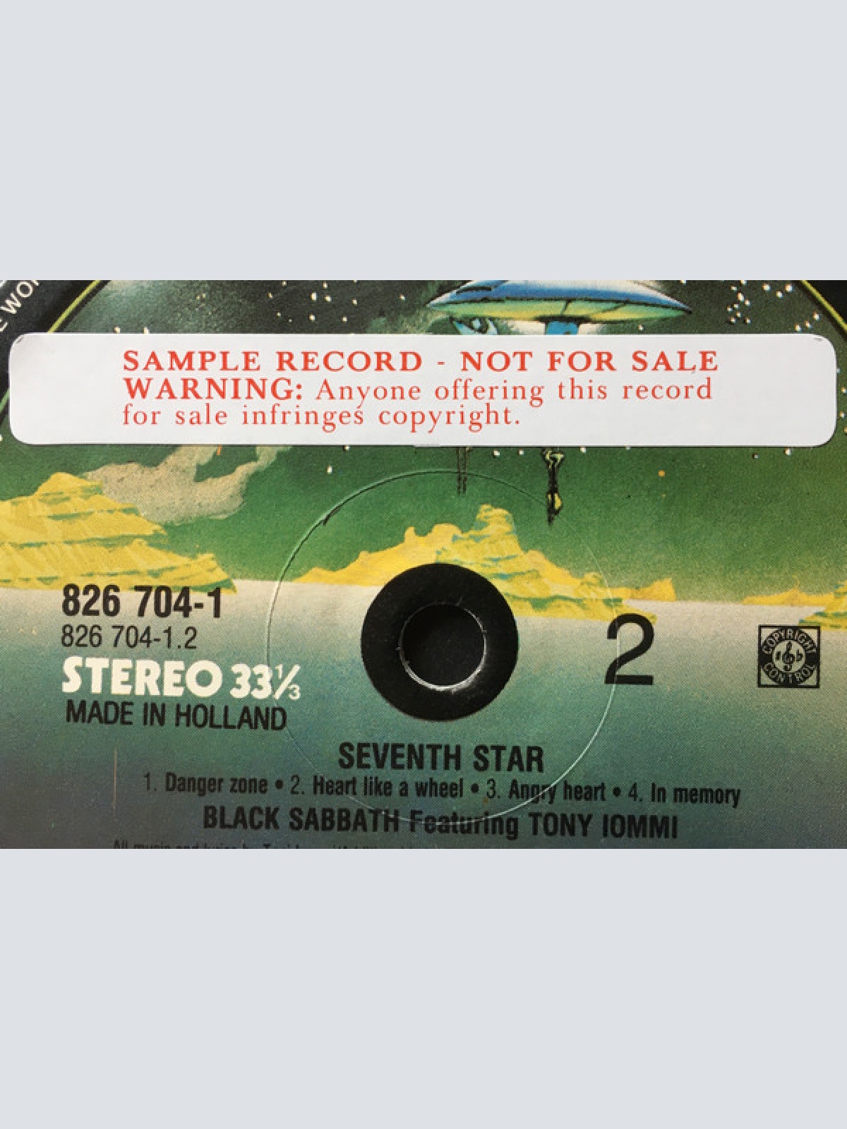 Vinyl / Black Sabbath Featuring Tony Iommi - Seventh Star