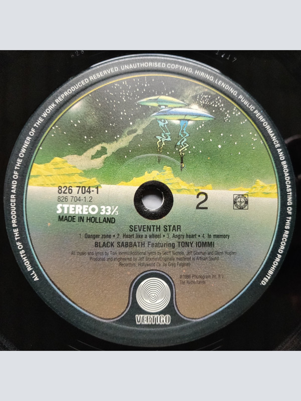 Vinyl / Black Sabbath Featuring Tony Iommi - Seventh Star