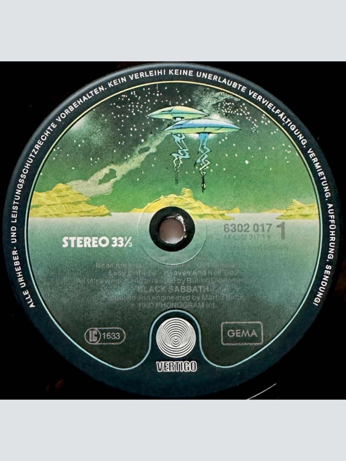 Vinyl / Black Sabbath - Heaven And Hell