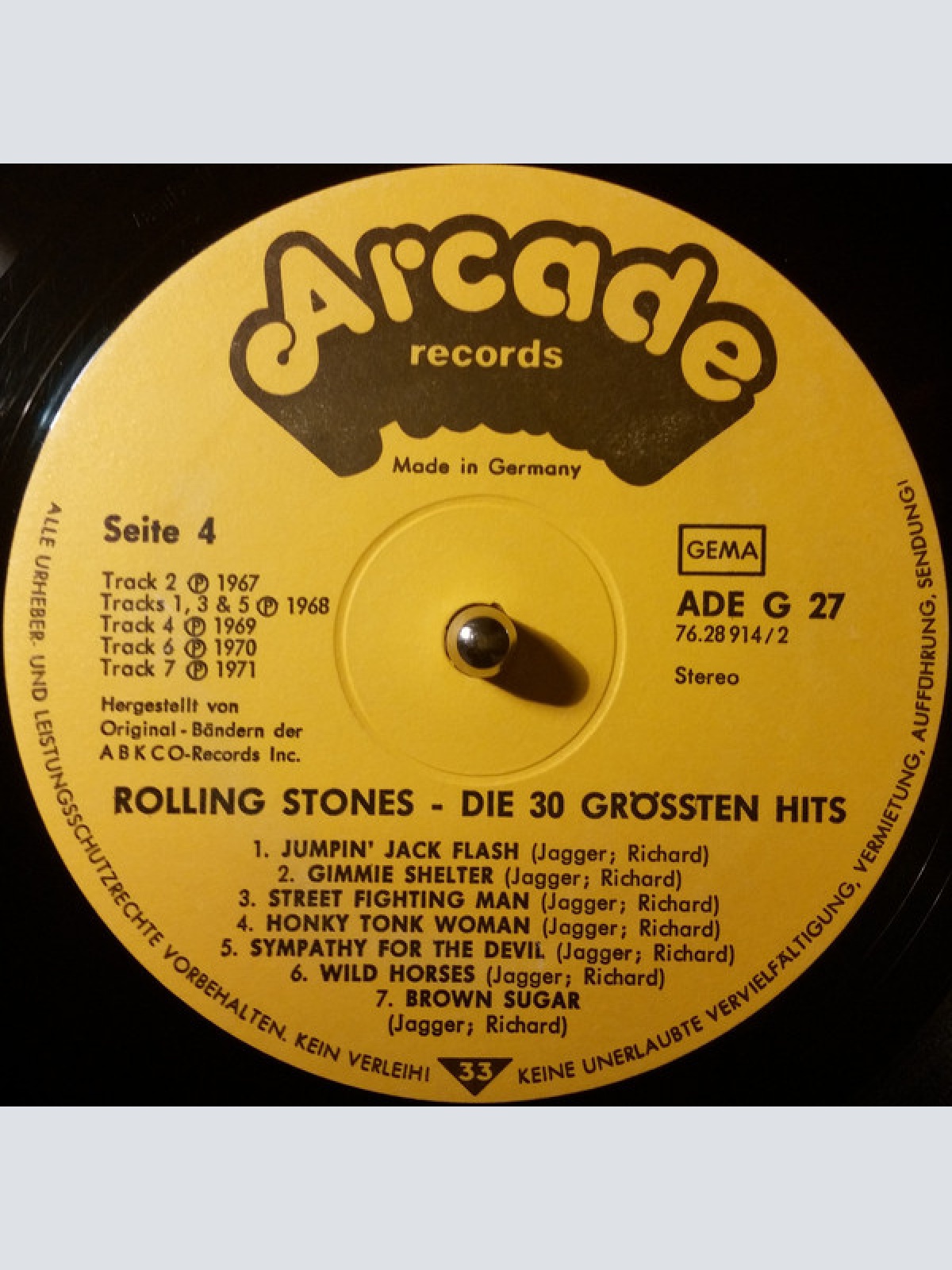 Vinyl / Rolling Stones* - Die 30 Größten Hits In Originalaufnahmen