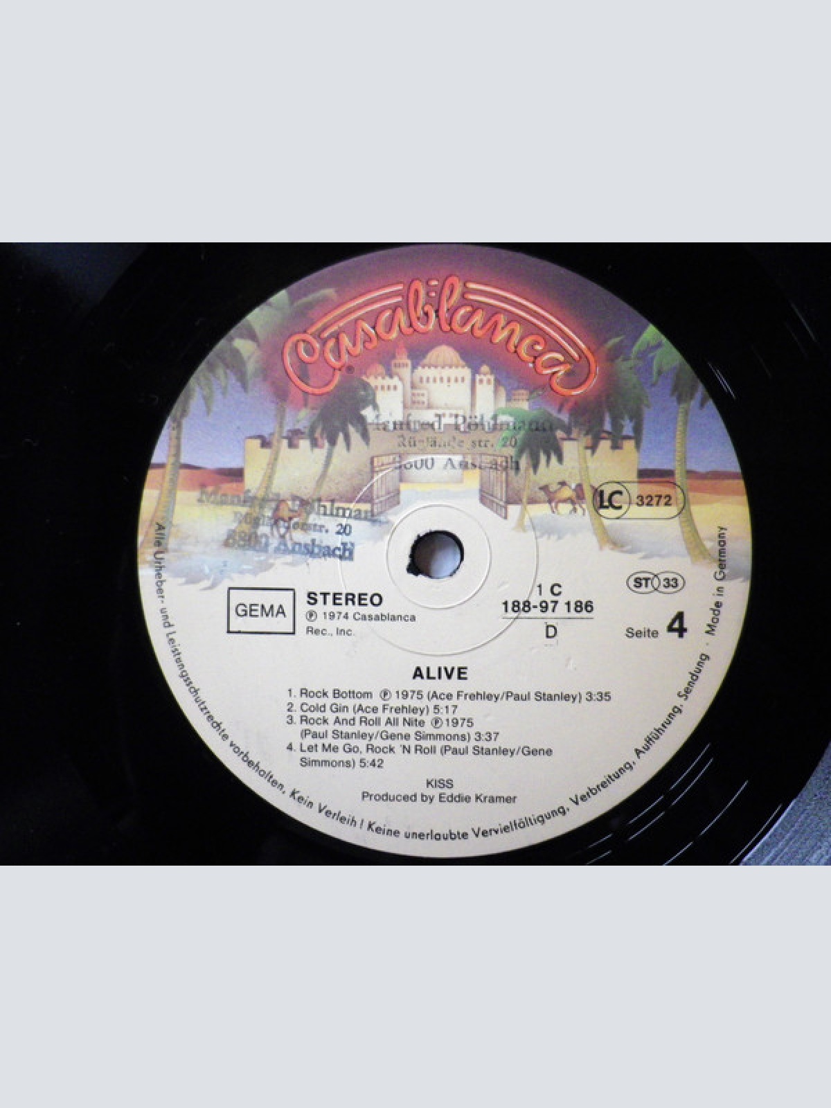 Vinyl / Kiss - Alive!