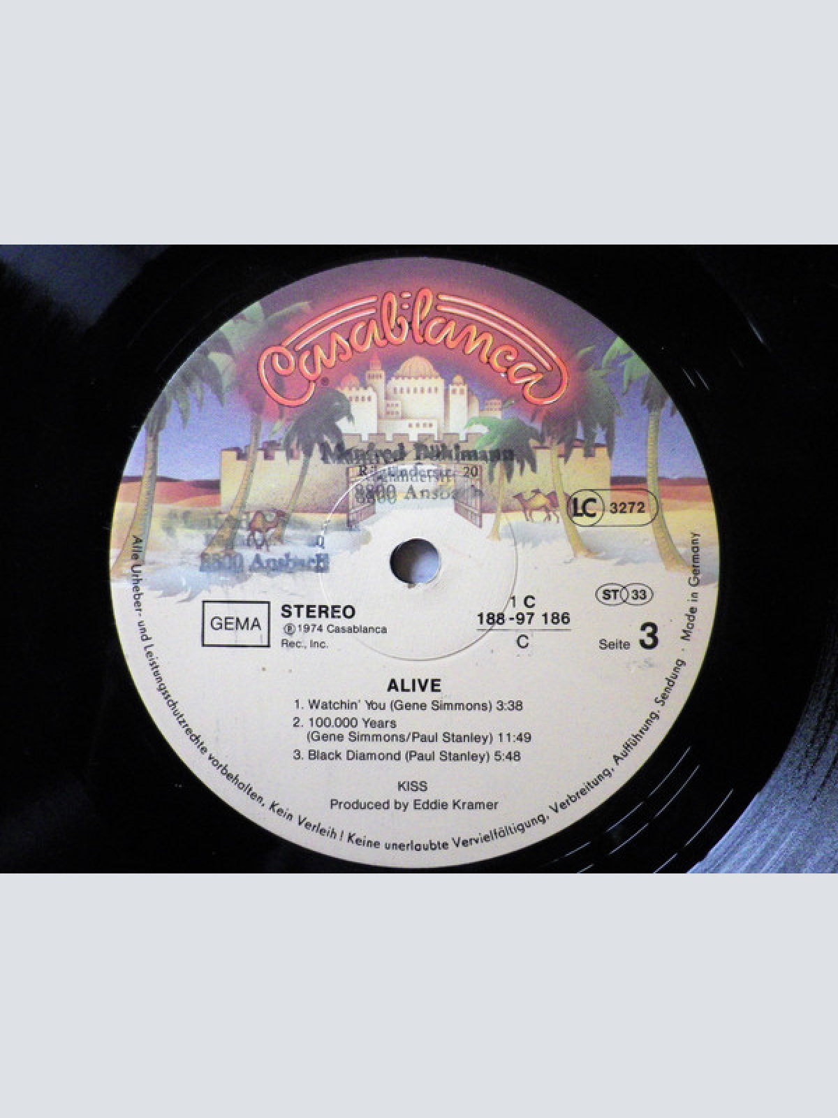 Vinyl / Kiss - Alive!