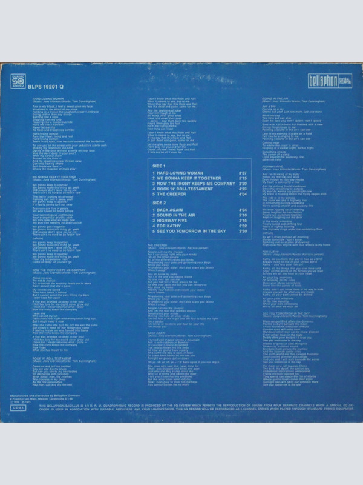 Vinyl / Karthago - Rock 'N' Roll Testament