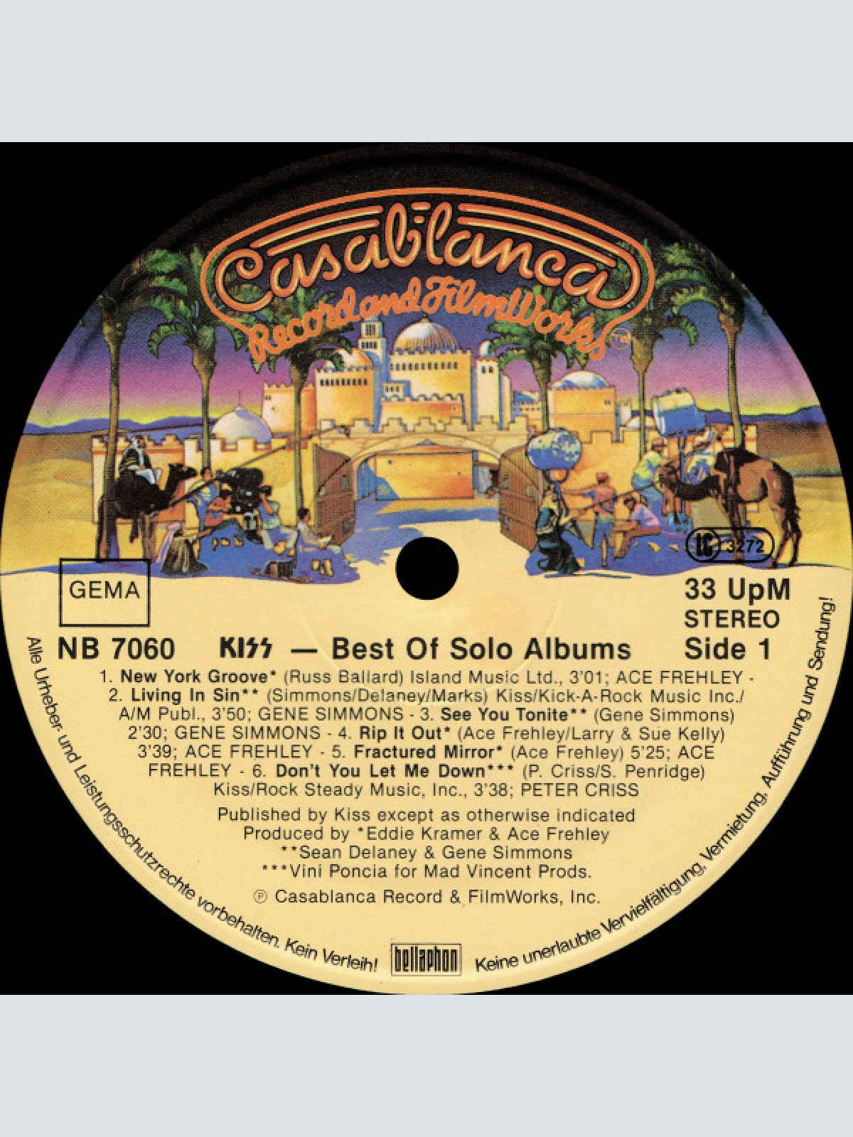 Vinyl / Kiss - Best Of Solo Albums