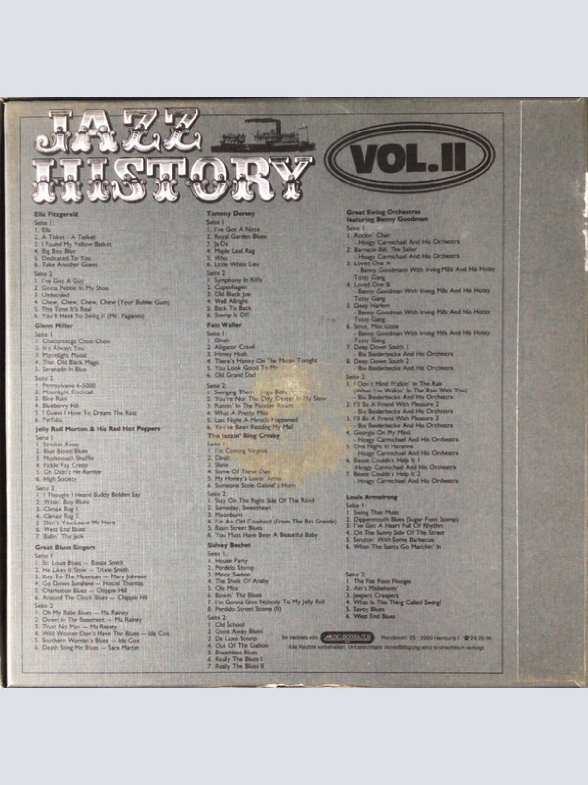 Vinyl / Various - Jazz History 10 LPs Vol. II