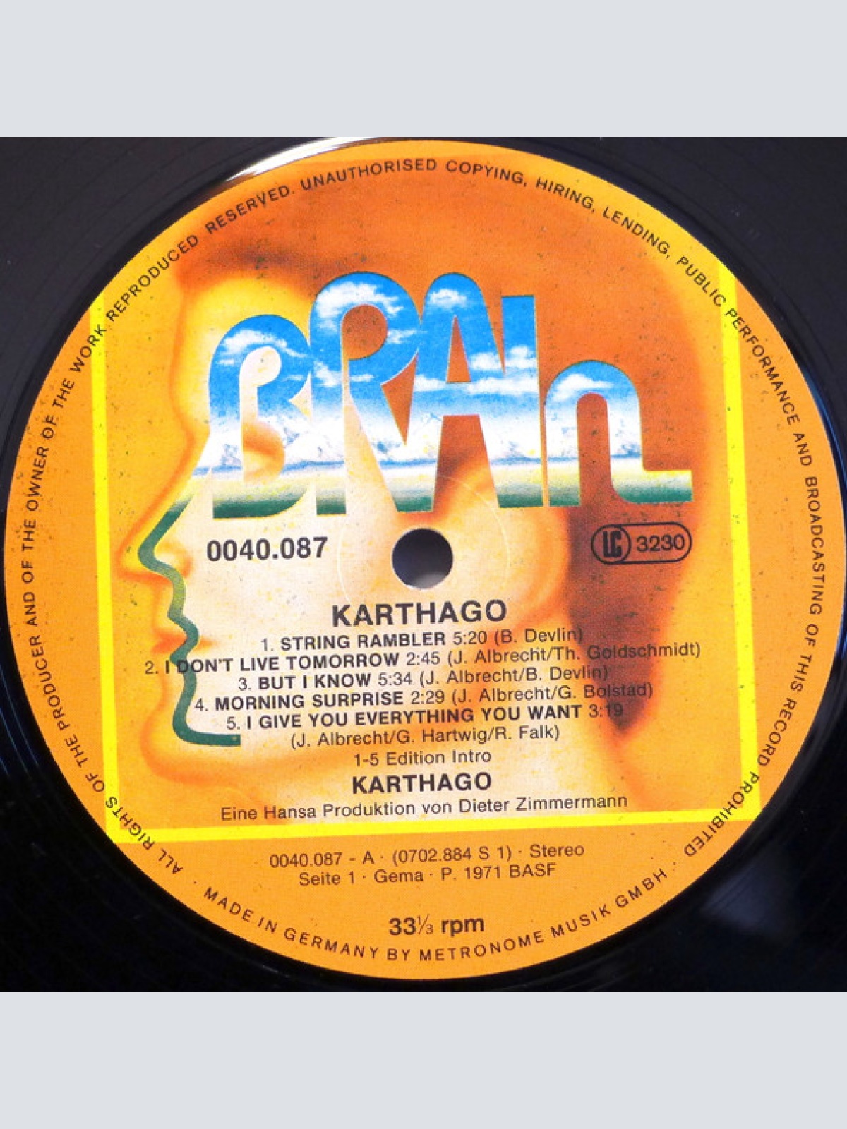 Vinyl / Karthago - Karthago