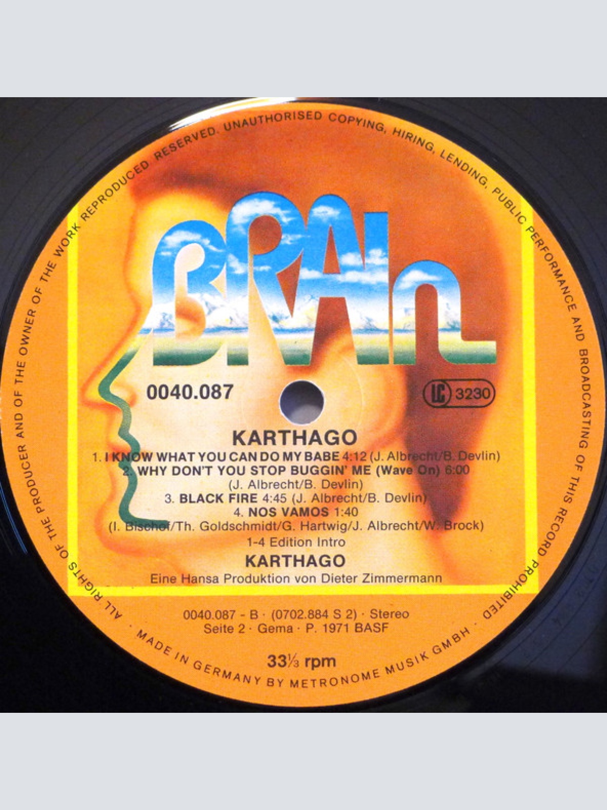Vinyl / Karthago - Karthago