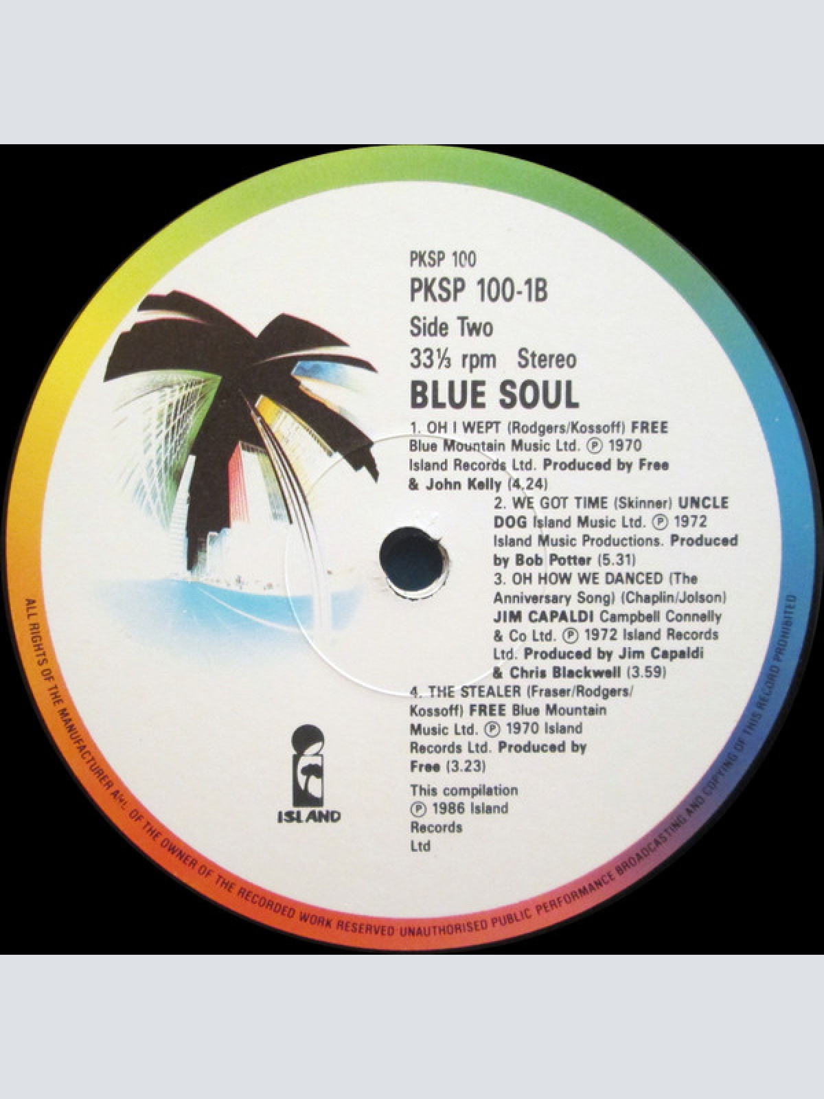 Vinyl / Paul Kossoff - Blue Soul