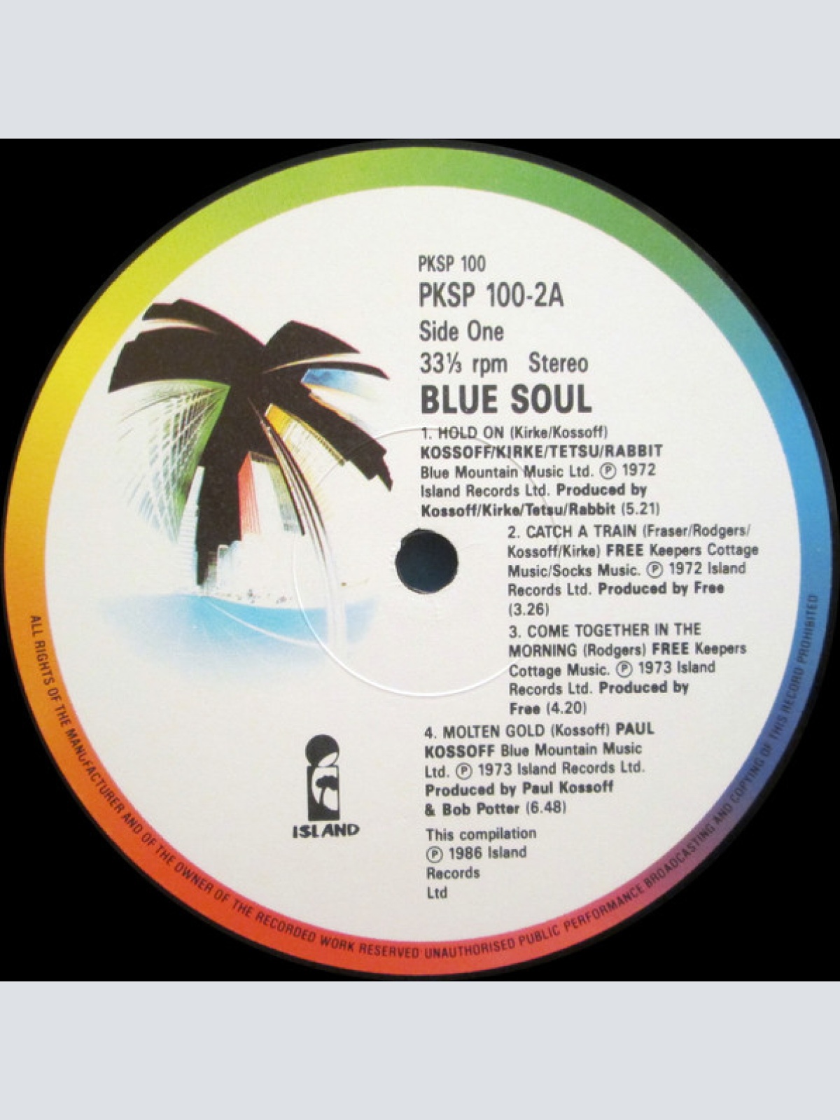 Vinyl / Paul Kossoff - Blue Soul