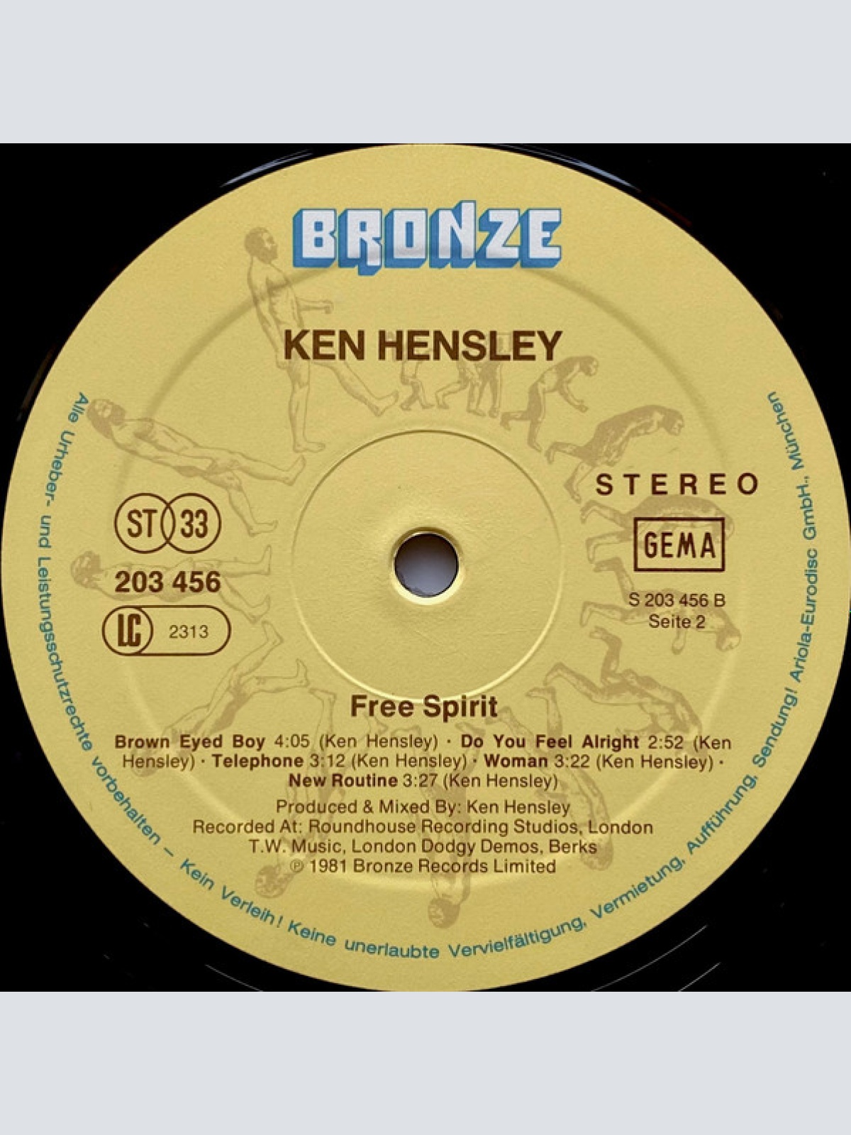 Vinyl / Ken Hensley - Free Spirit