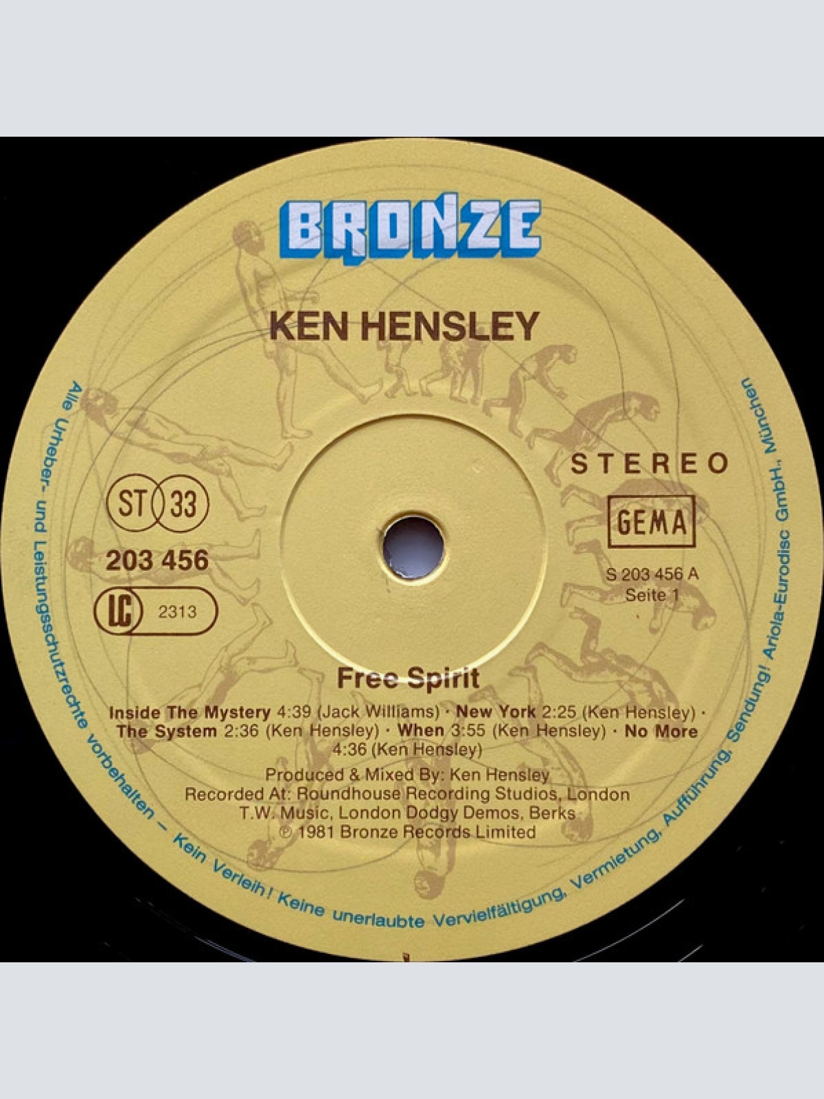 Vinyl / Ken Hensley - Free Spirit