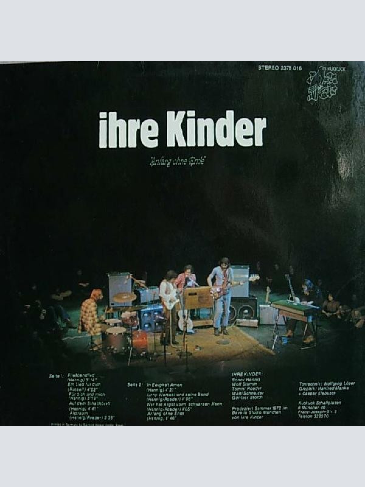 Vinyl / Ihre Kinder - Anfang Ohne Ende