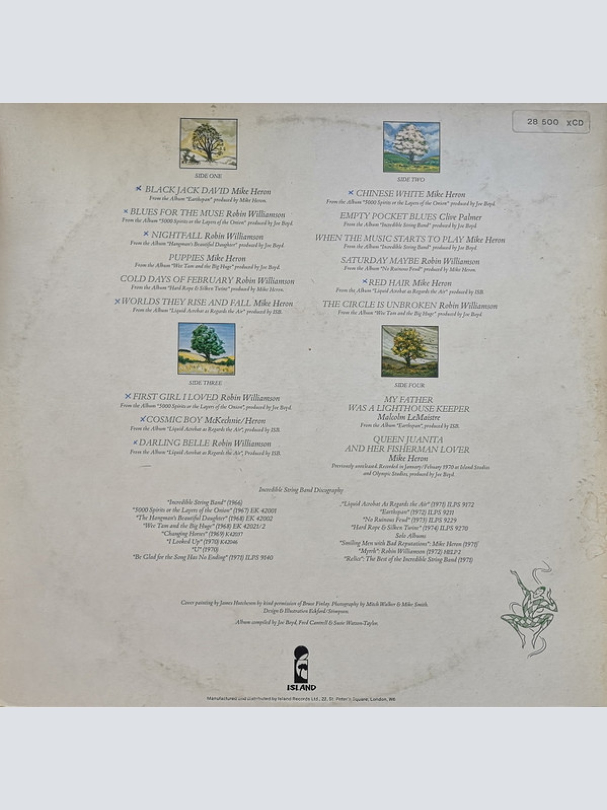 Vinyl / The Incredible String Band - Seasons They Change