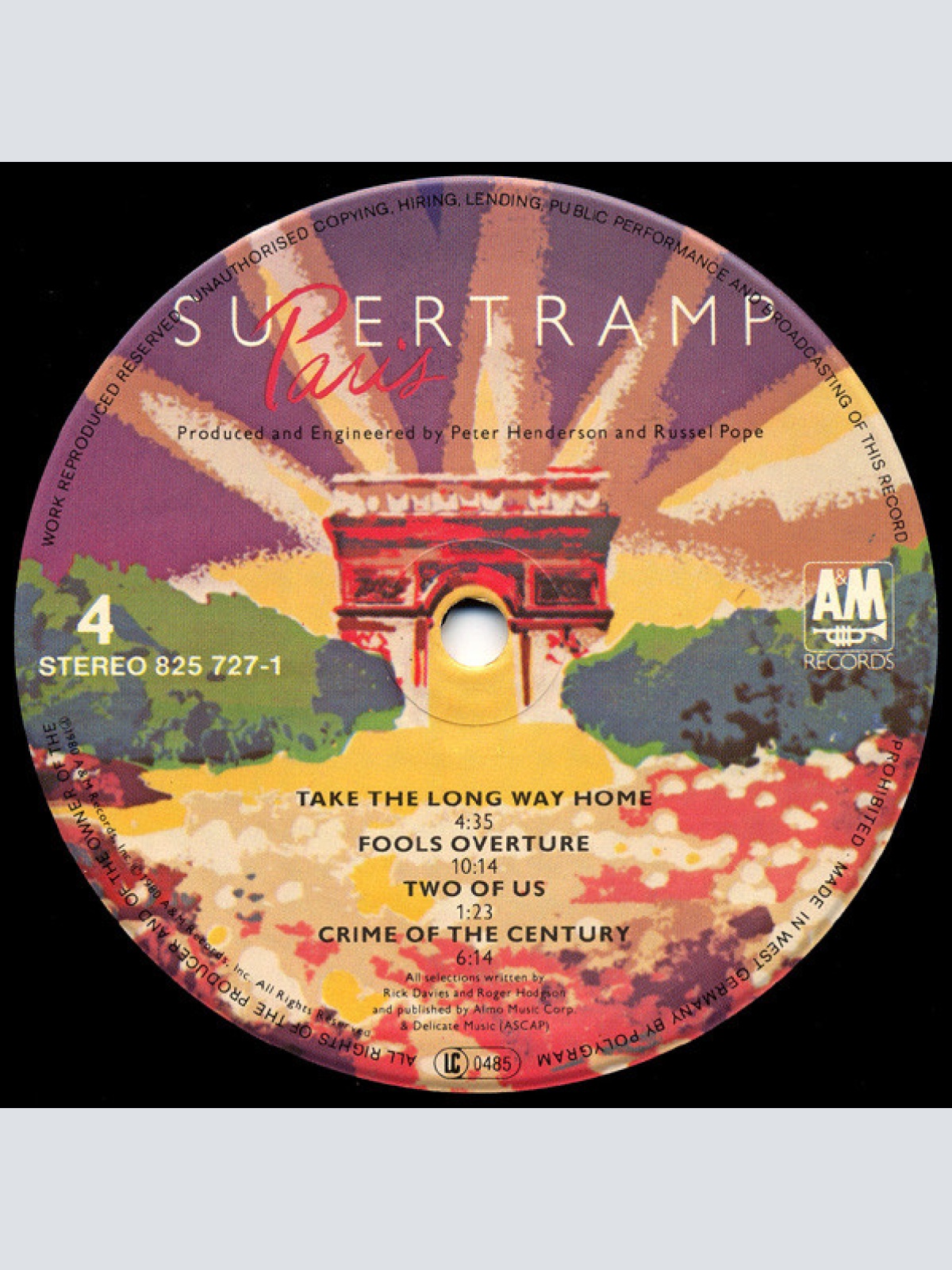 Vinyl / Supertramp - Paris
