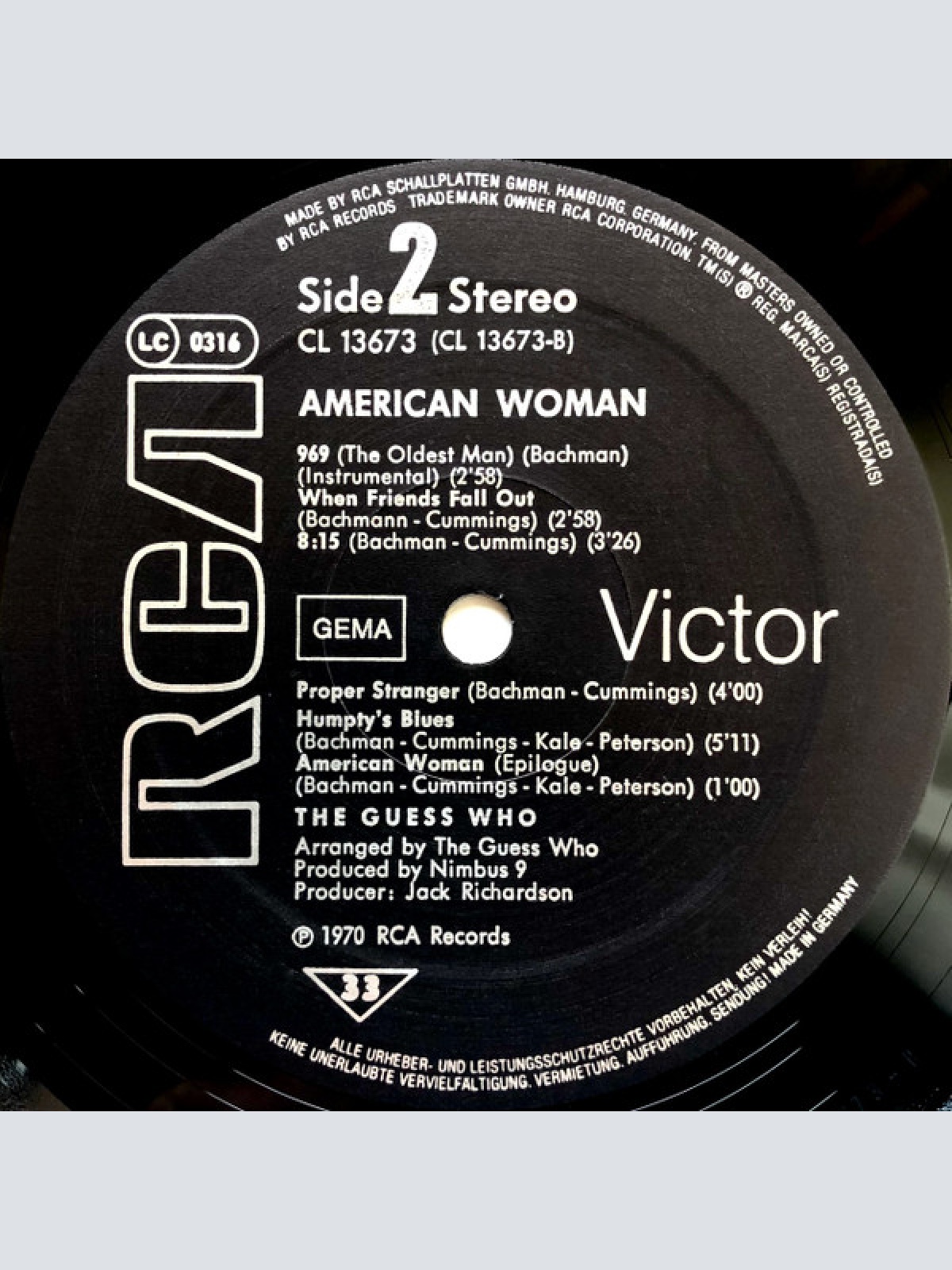 Vinyl / The Guess Who - American Woman