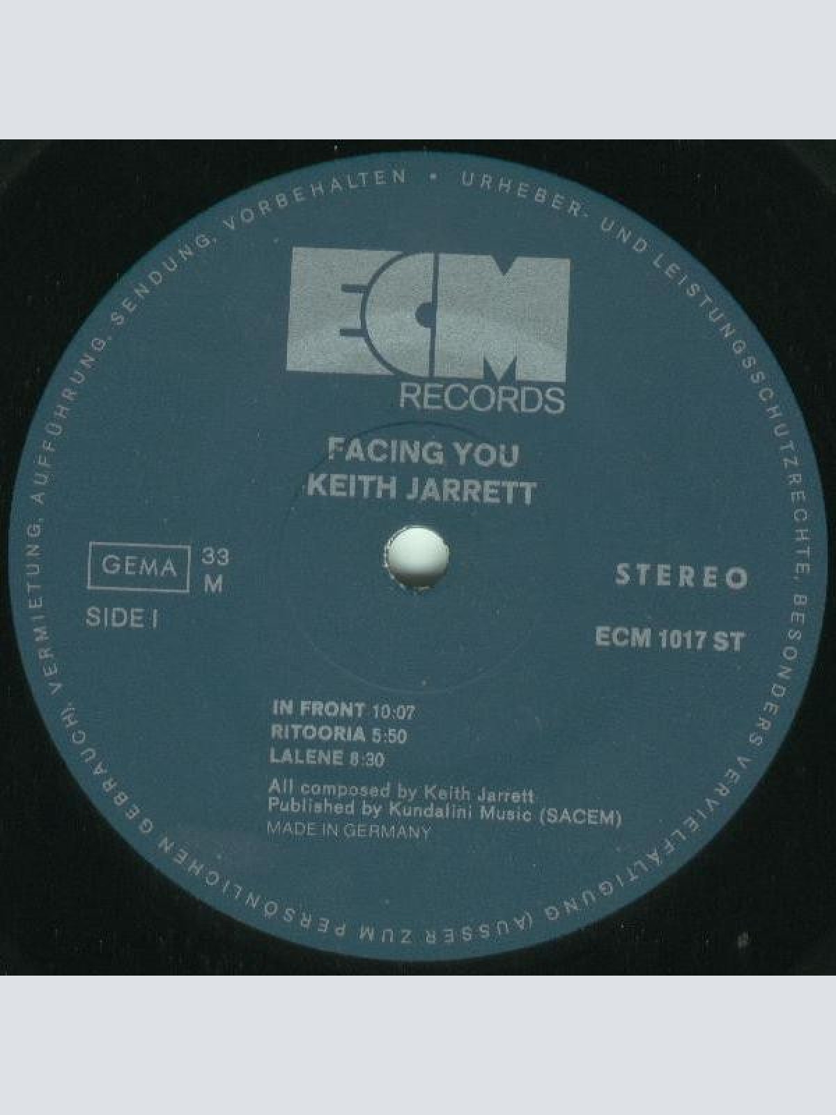 Vinyl / Keith Jarrett - Facing You