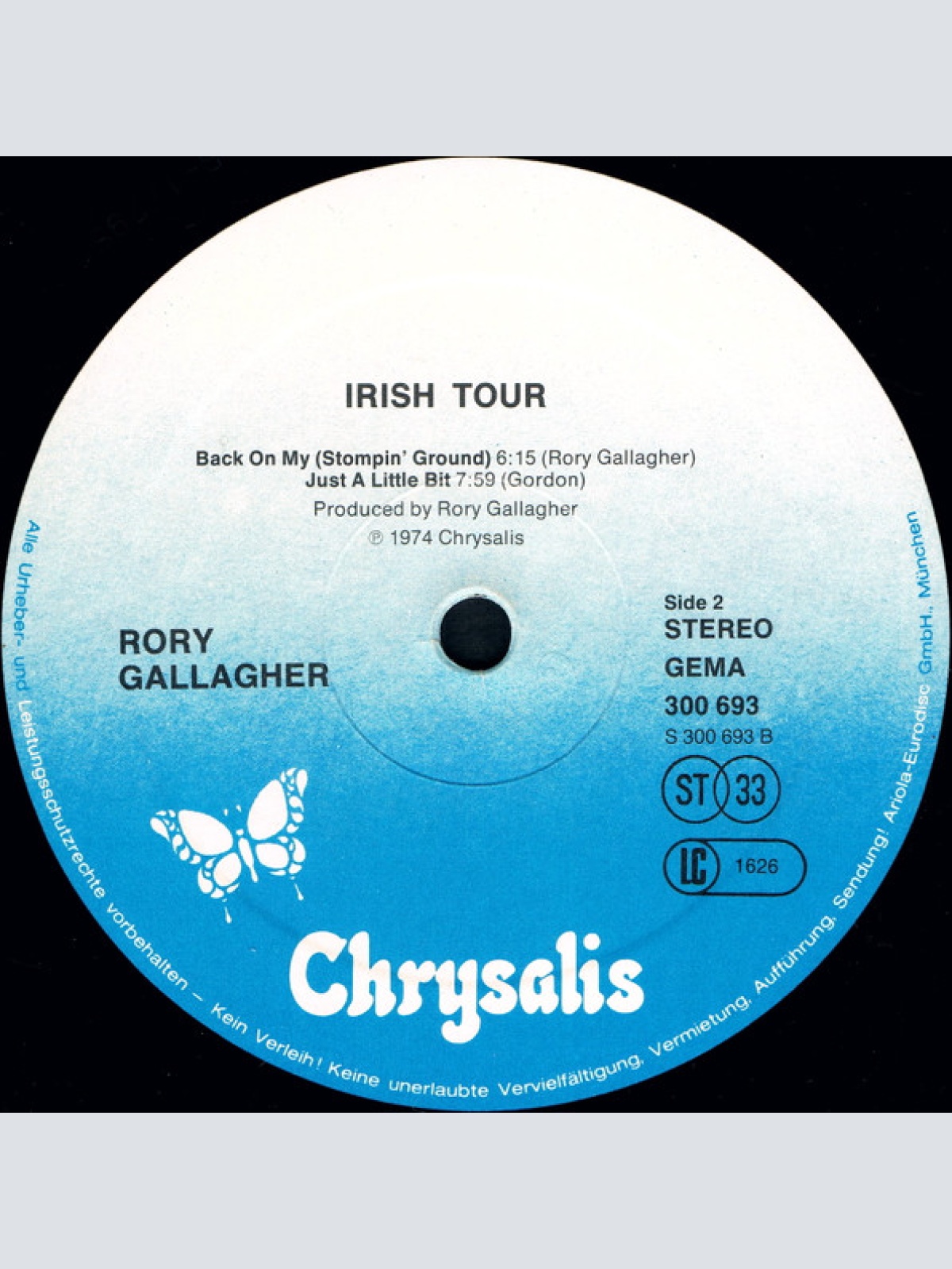 Vinyl / Rory Gallagher - Irish Tour '74