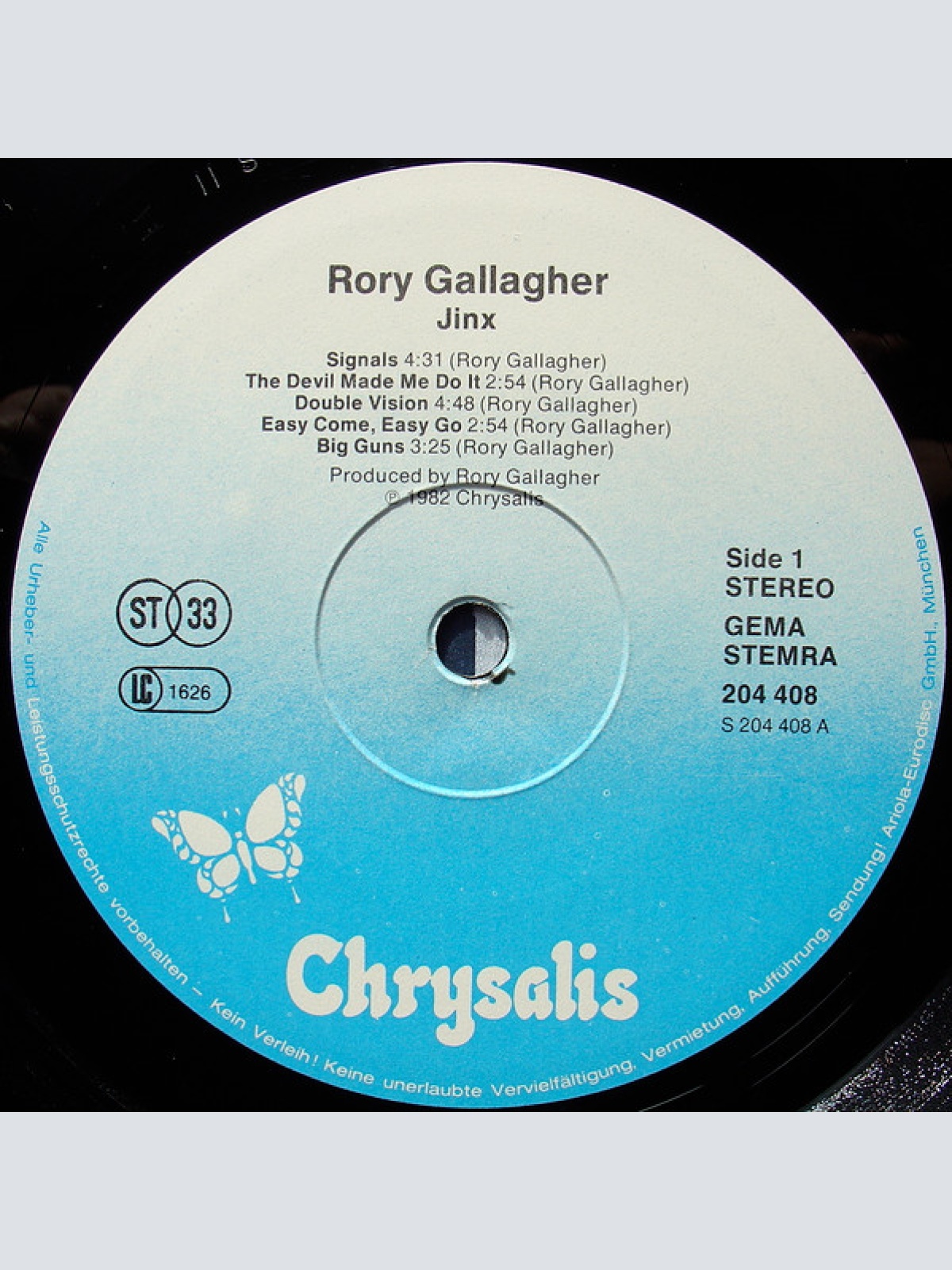 Vinyl / Rory Gallagher - Jinx