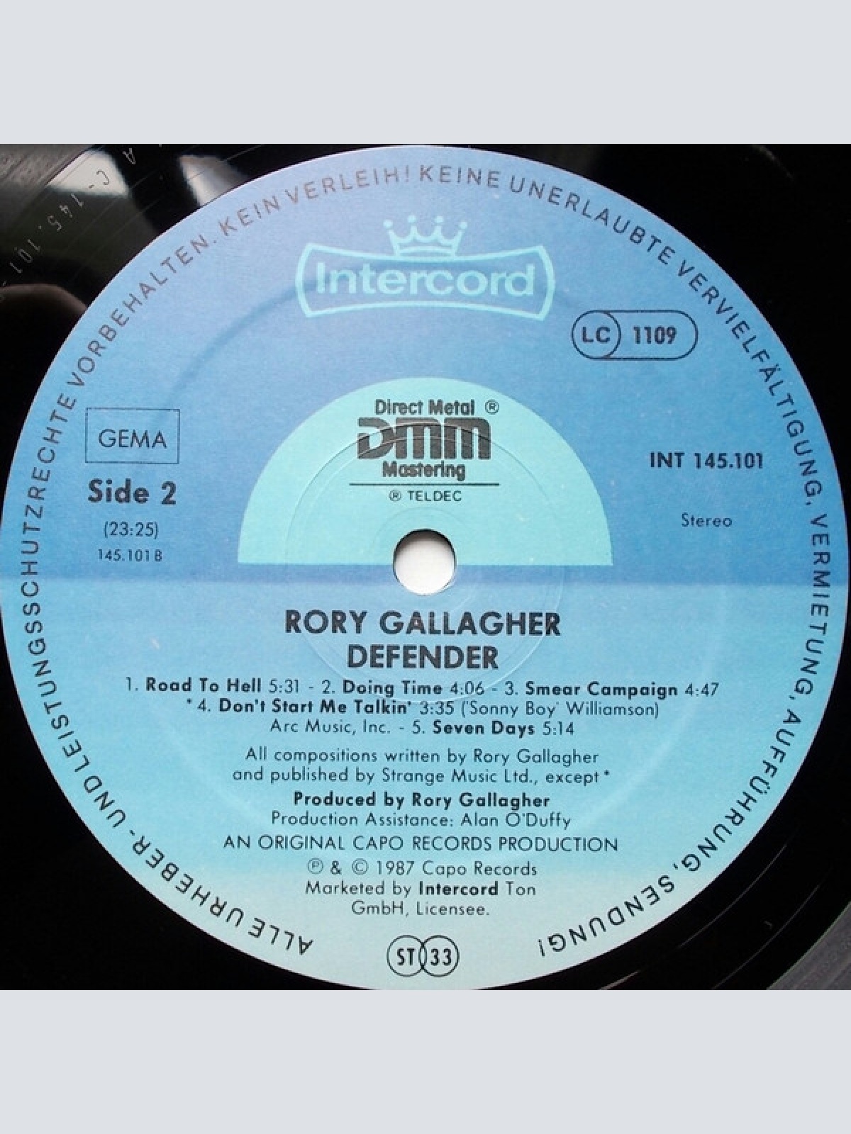 Vinyl / Rory Gallagher - Defender