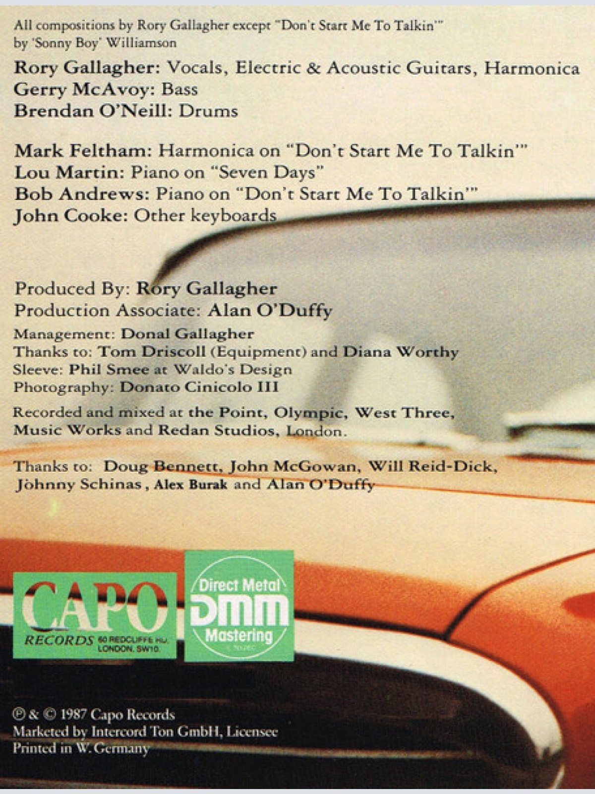 Vinyl / Rory Gallagher - Defender