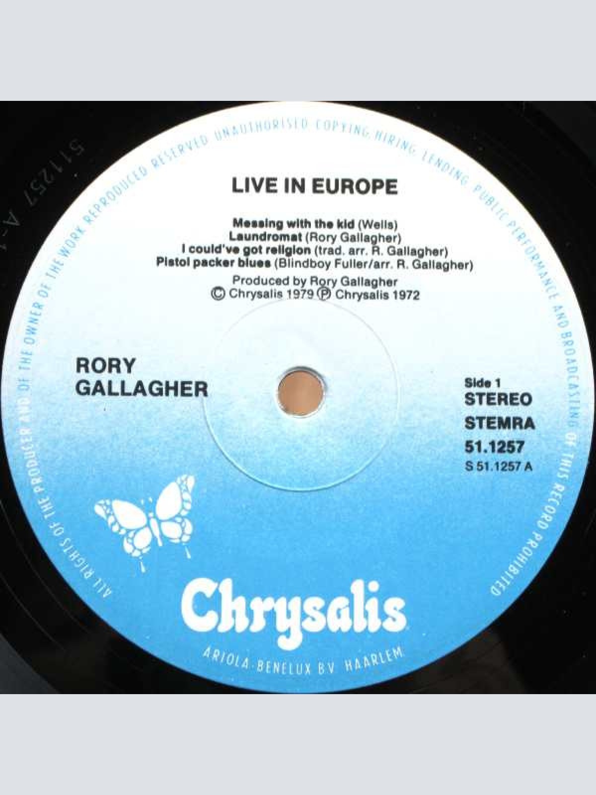 Vinyl / Rory Gallagher - Live! In Europe
