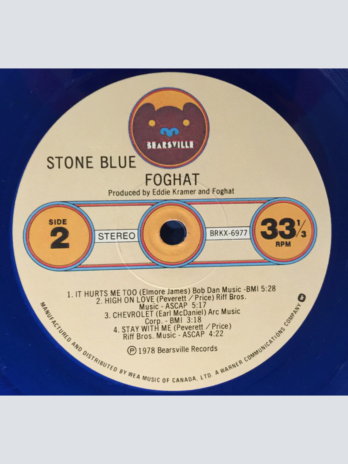 Vinyl / Foghat - Stone Blue