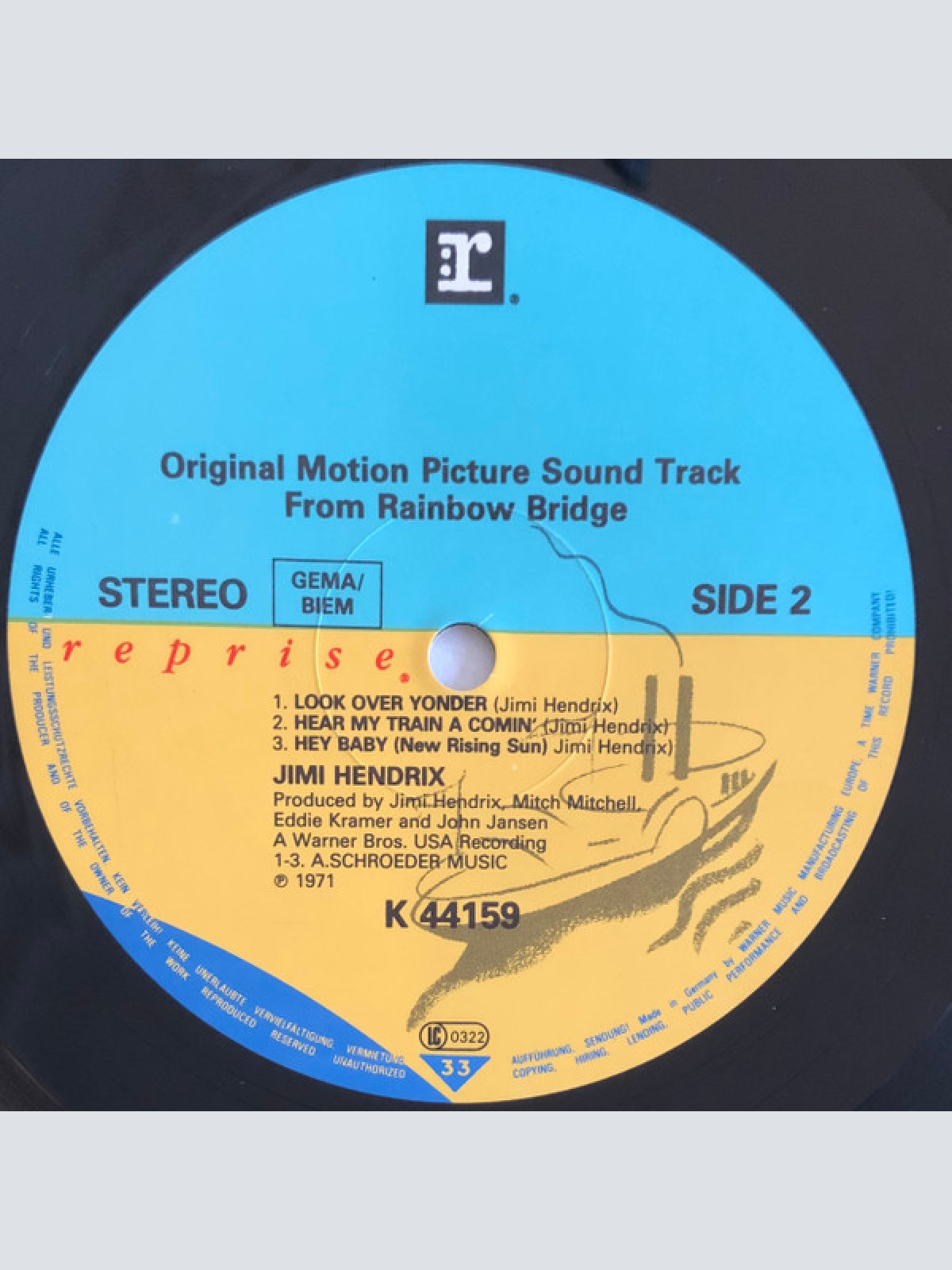 Vinyl / Jimi Hendrix - Rainbow Bridge (Original Motion Picture Sound Track)