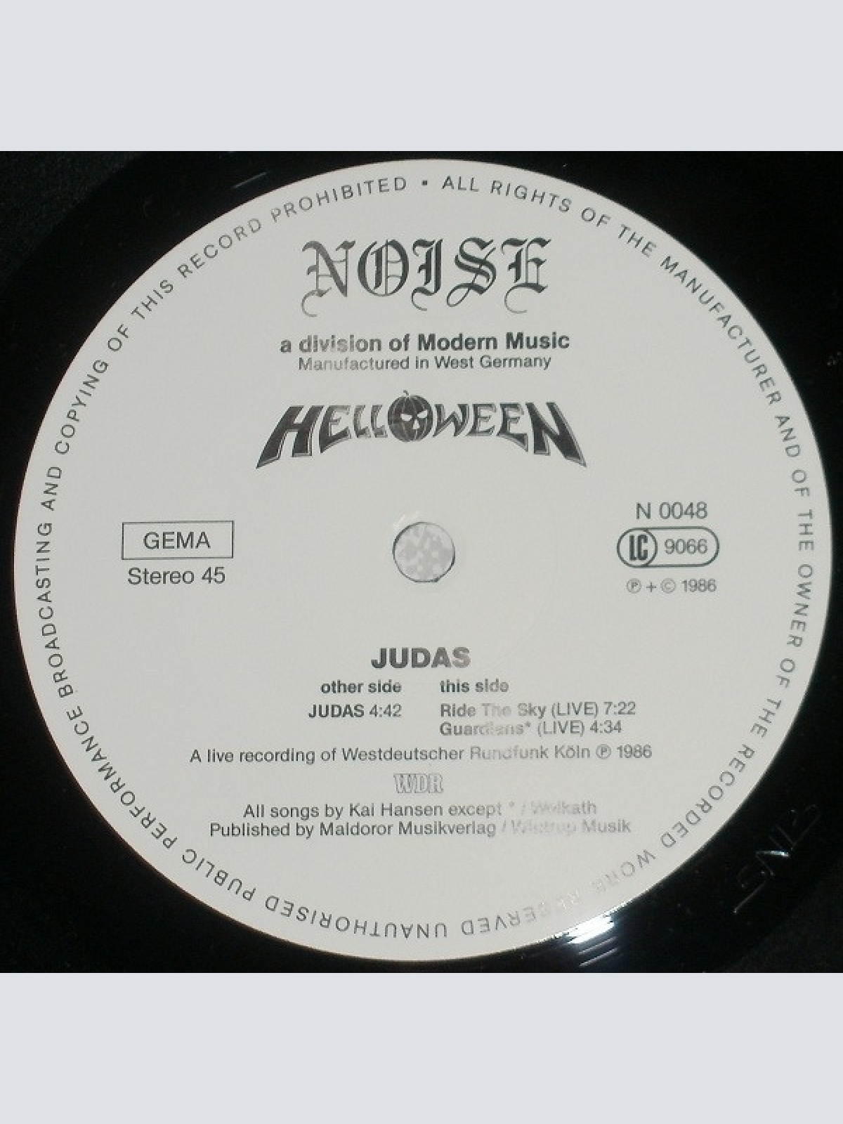 Vinyl / Helloween - Judas