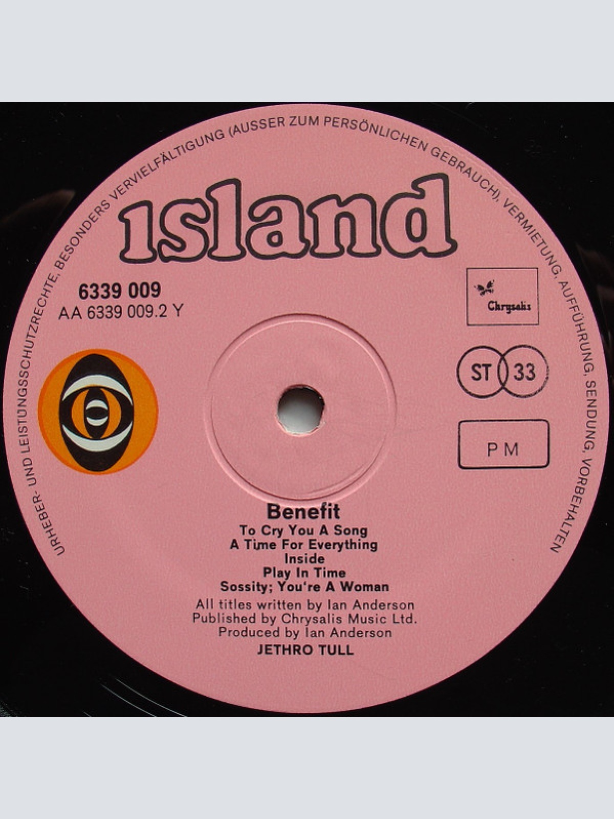 Vinyl / Jethro Tull - Benefit