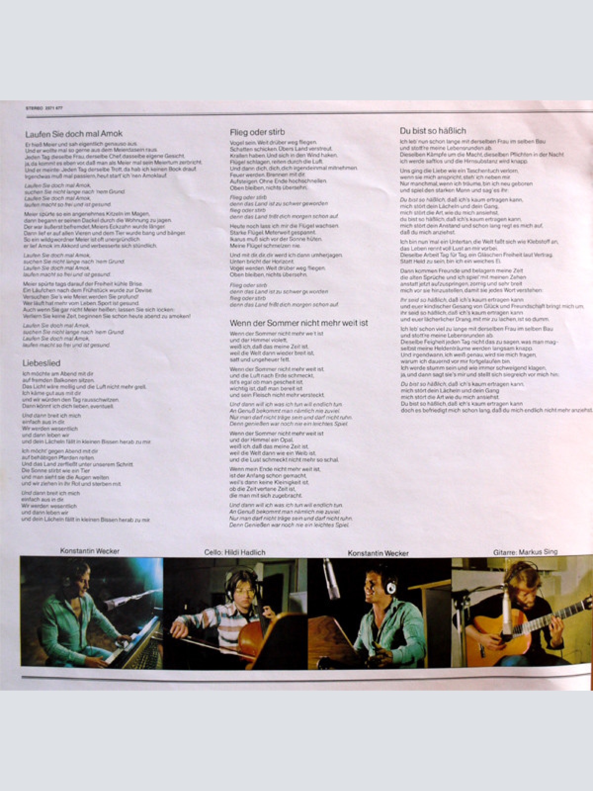 Vinyl / Konstantin Wecker - Weckerleuchten