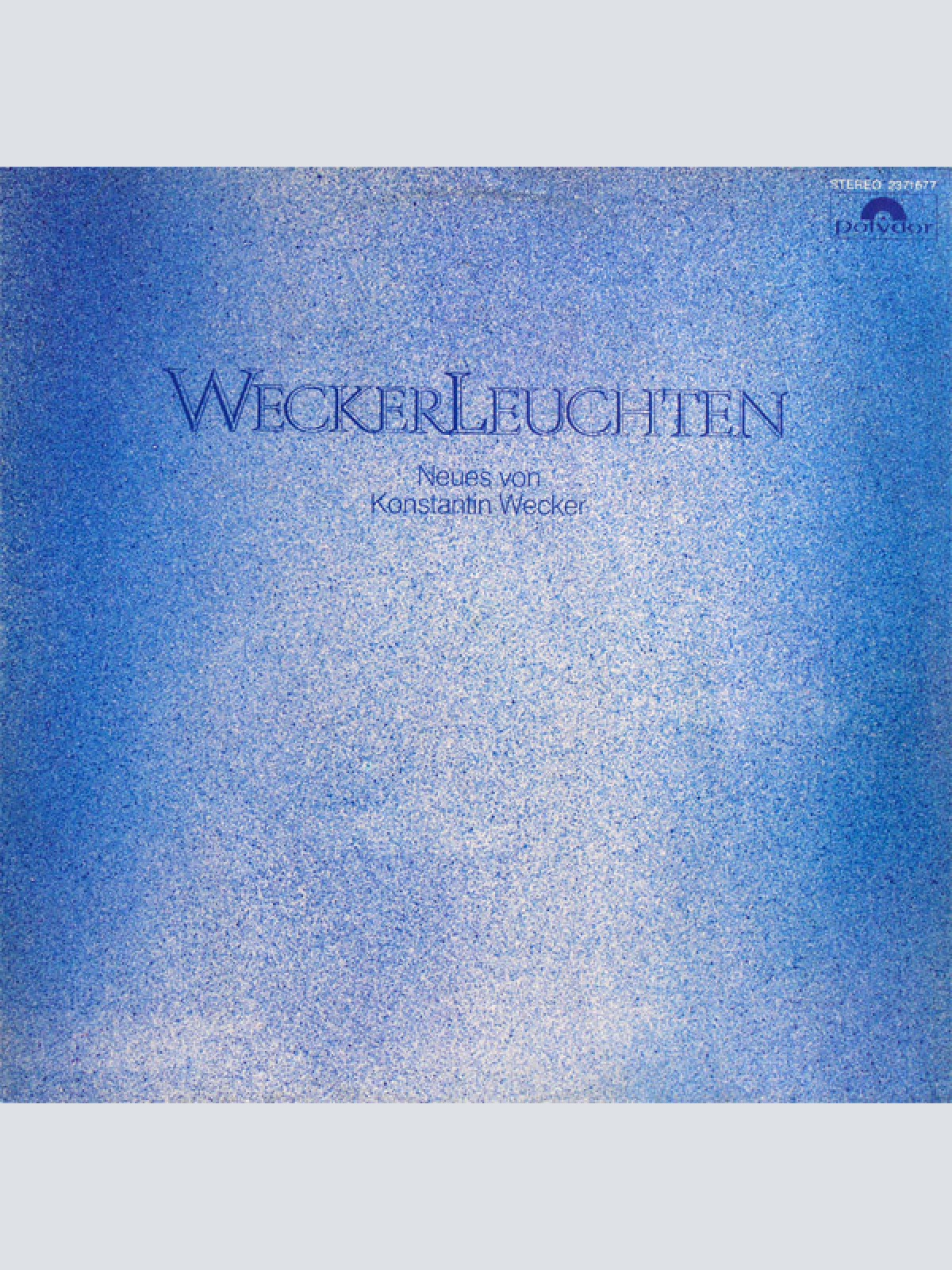 Vinyl / Konstantin Wecker - Weckerleuchten