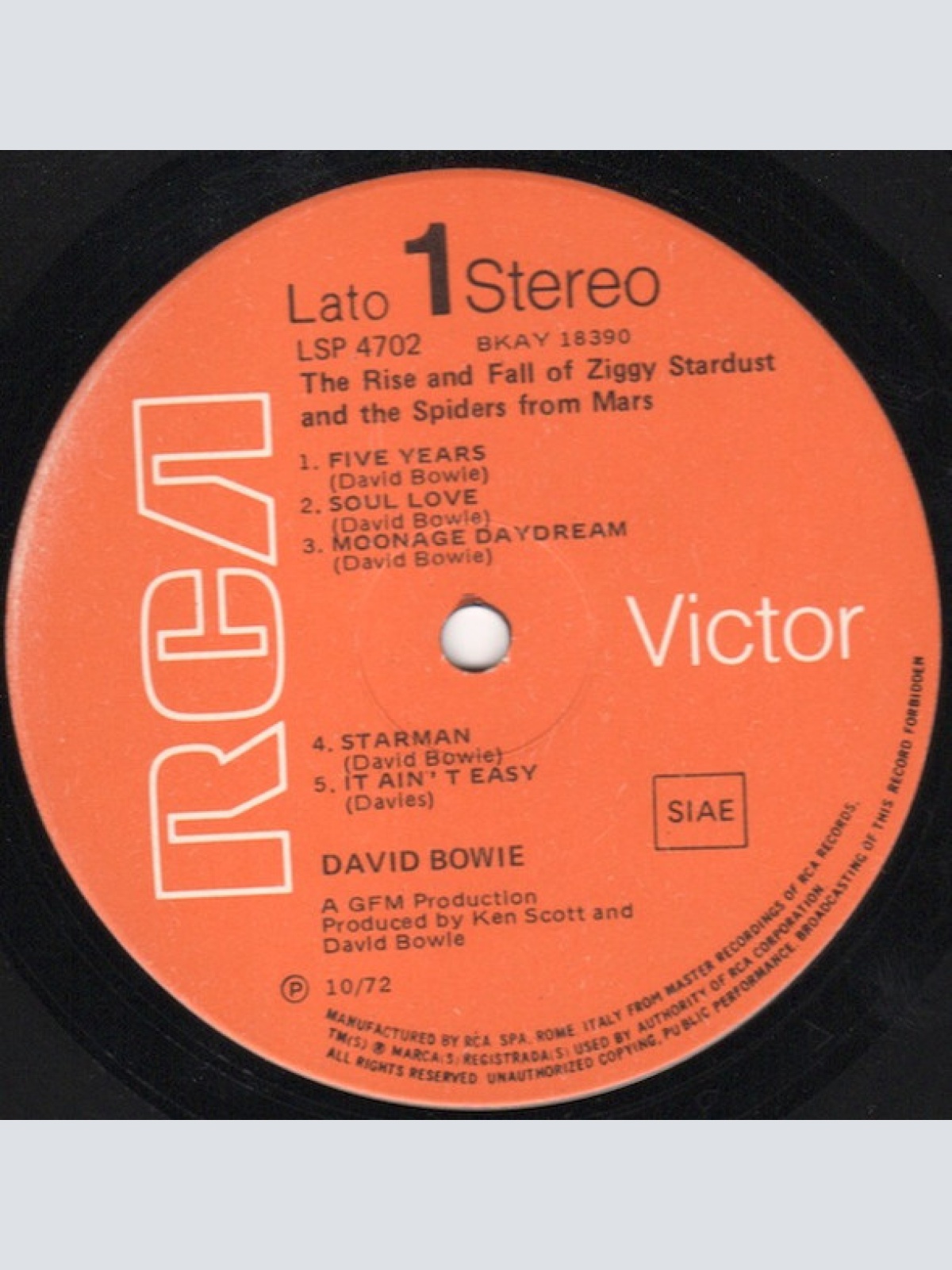 Vinyl / David Bowie - The Rise And Fall Of Ziggy Stardust And The Spiders From Mars