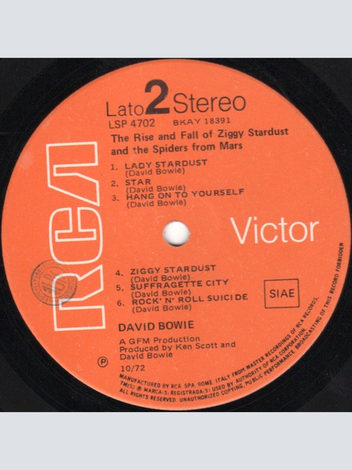 Vinyl / David Bowie - The Rise And Fall Of Ziggy Stardust And The Spiders From Mars