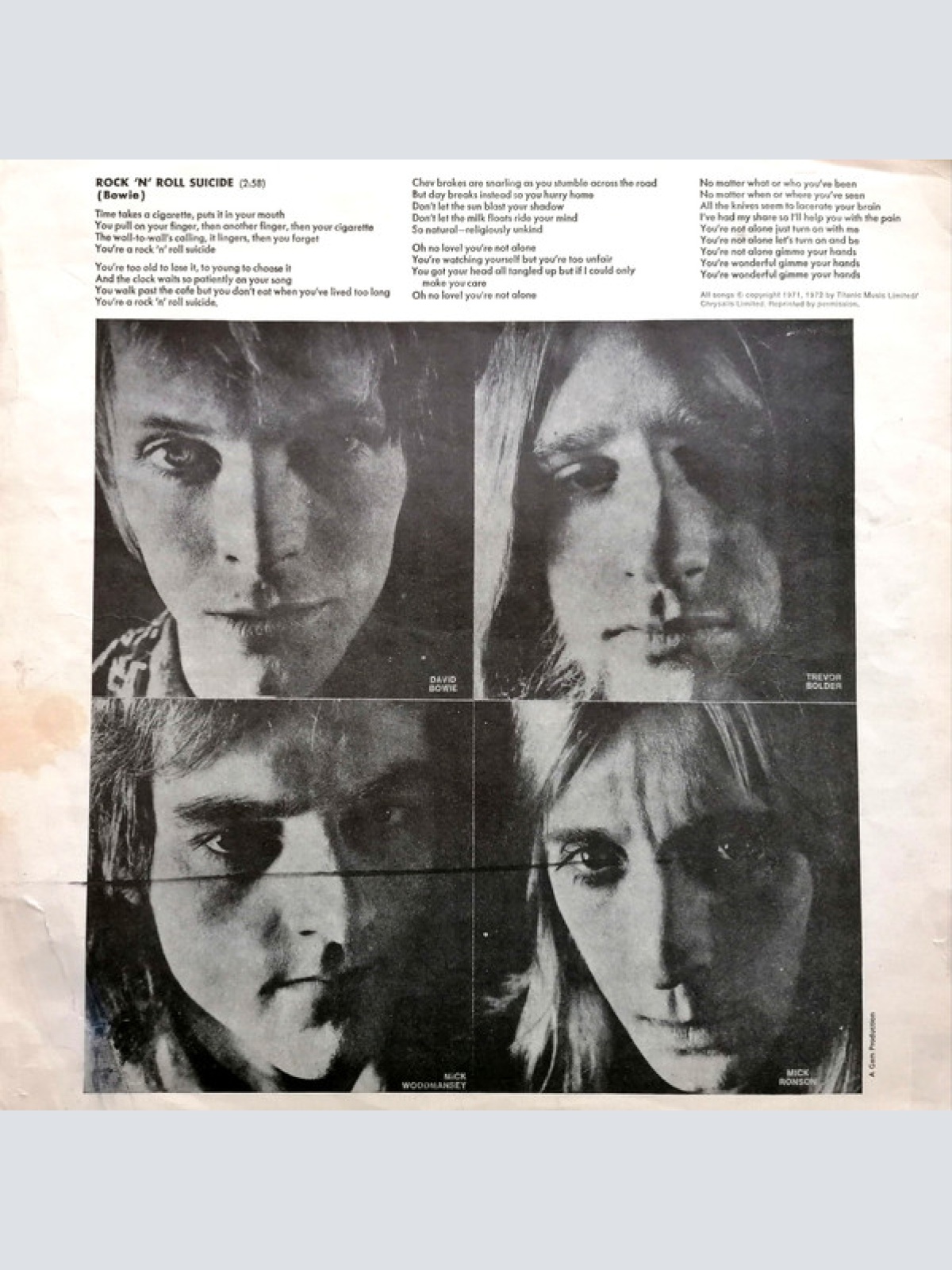 Vinyl / David Bowie - The Rise And Fall Of Ziggy Stardust And The Spiders From Mars