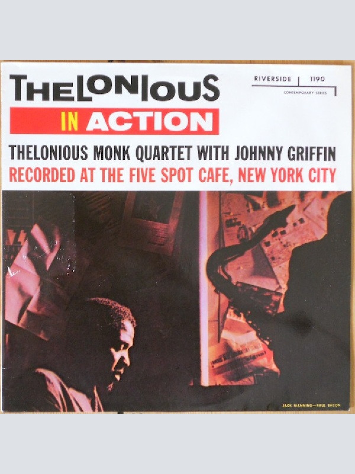 Vinyl / Thelonious Monk Quartet* With Johnny Griffin - Thelonious In Action