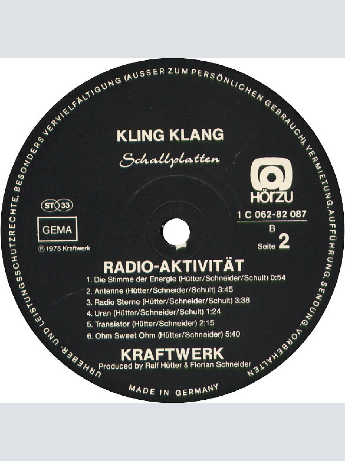 Vinyl / Kraftwerk - Radio-Aktivität