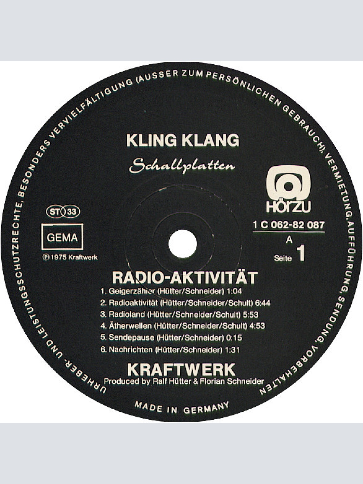 Vinyl / Kraftwerk - Radio-Aktivität