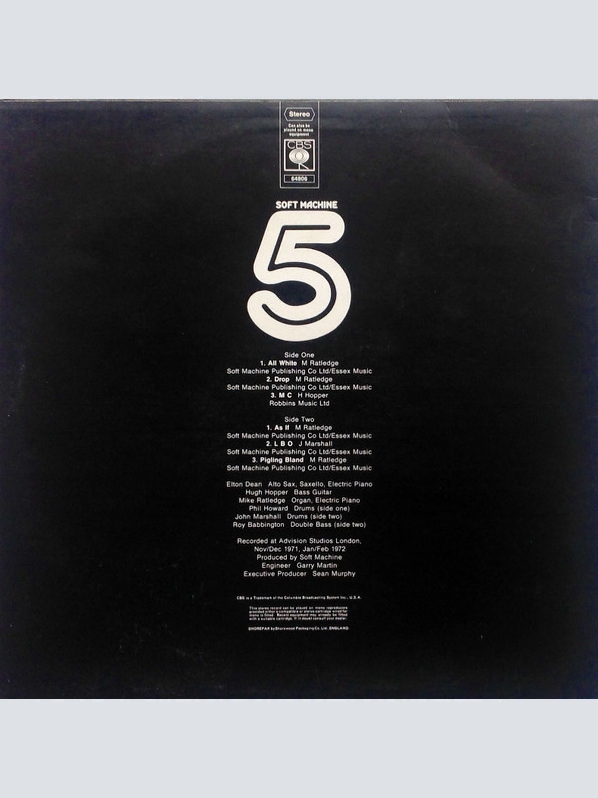 Vinyl / Soft Machine - Fifth