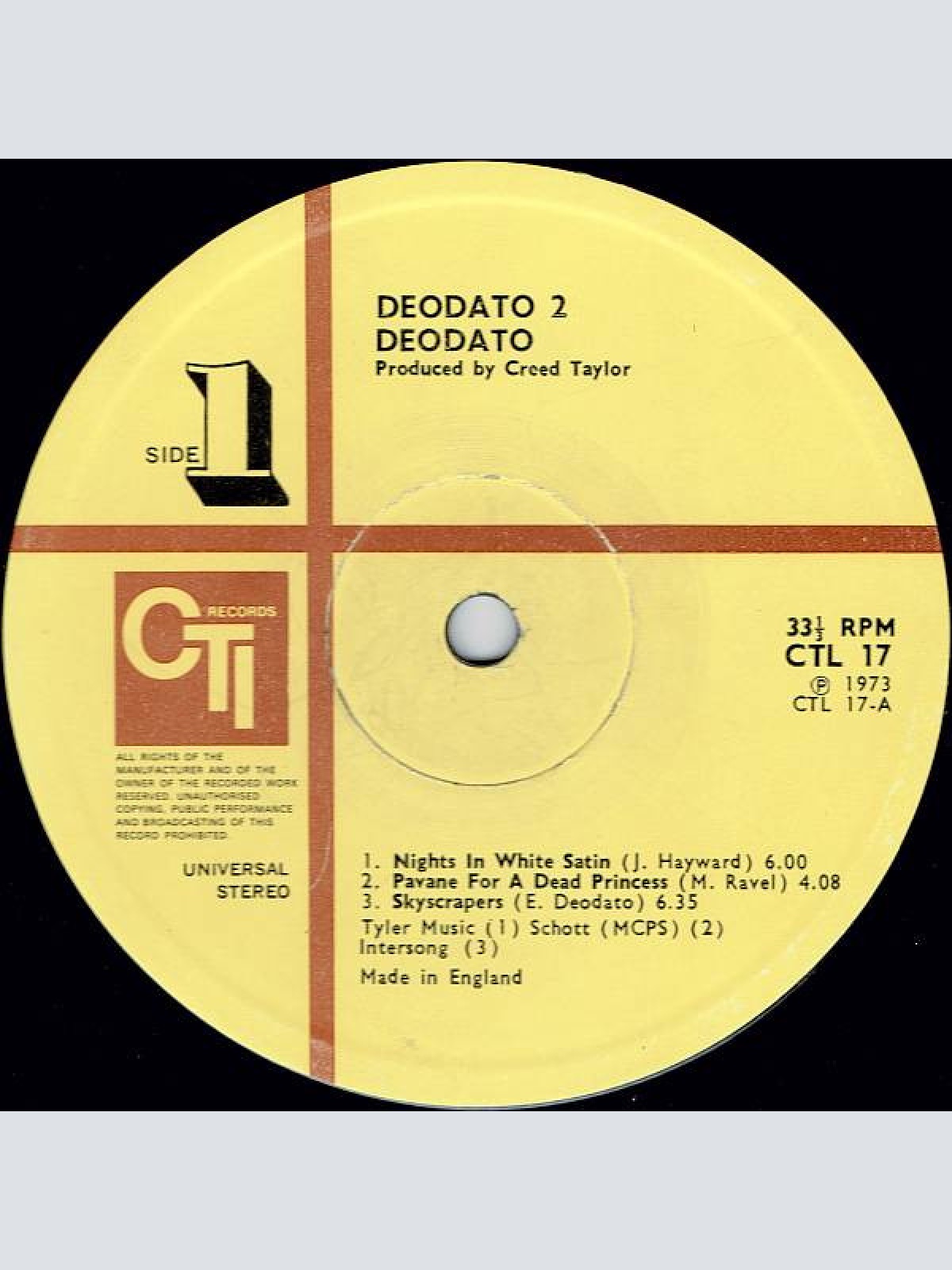 Vinyl / Deodato* - Deodato 2