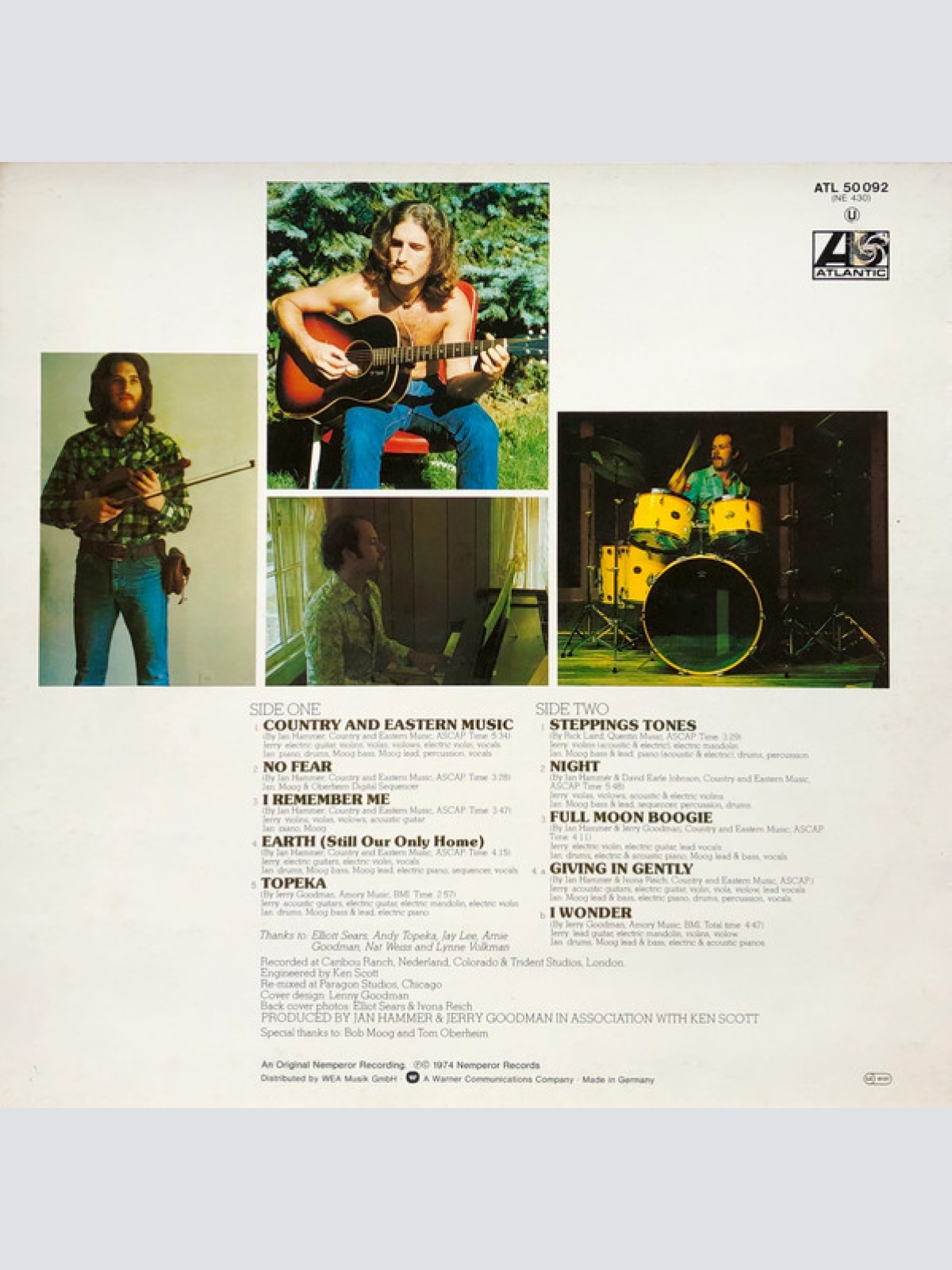 Vinyl / Jerry Goodman & Jan Hammer - Like Children