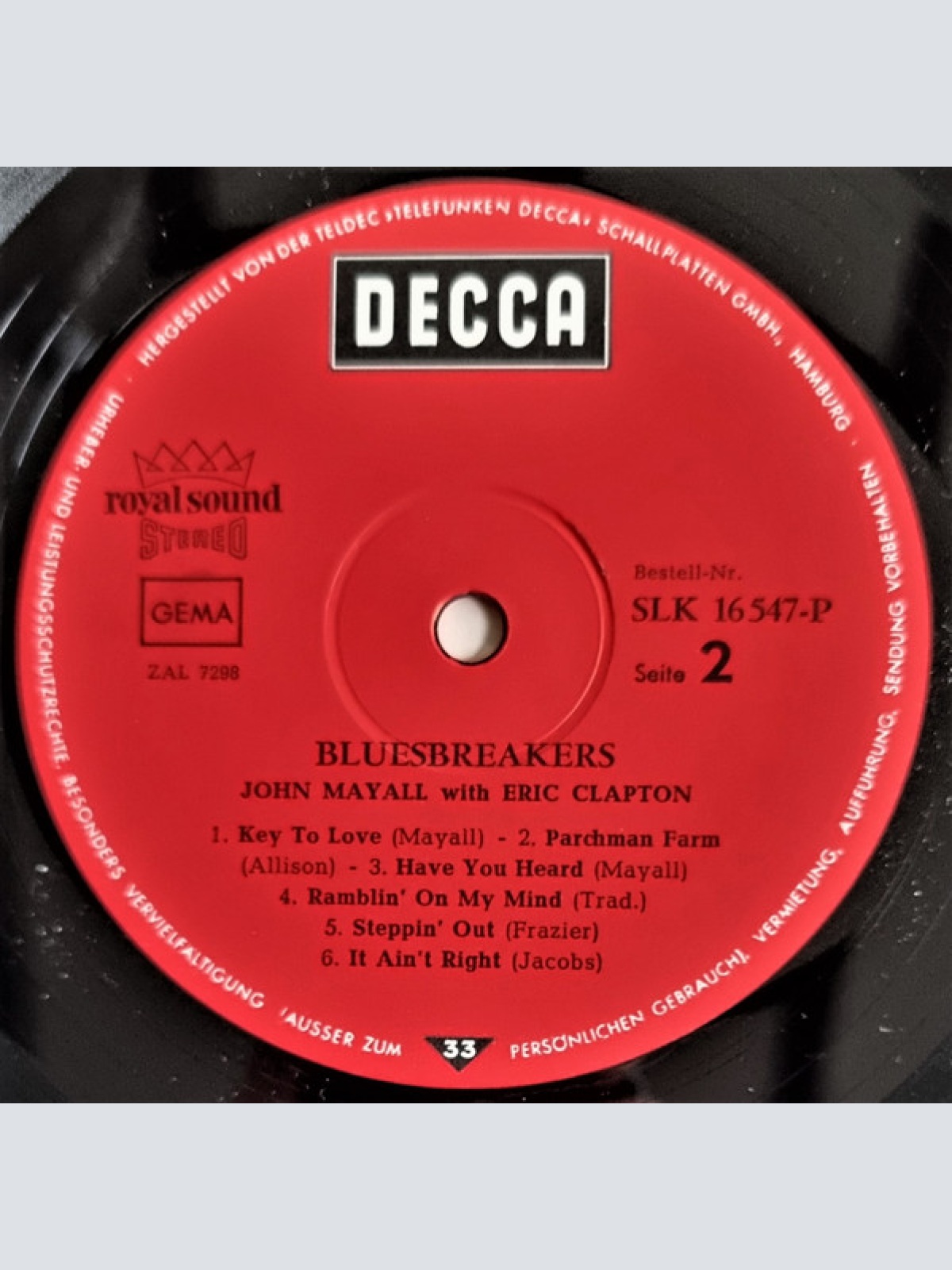 Vinyl / John Mayall With Eric Clapton - Blues Breakers