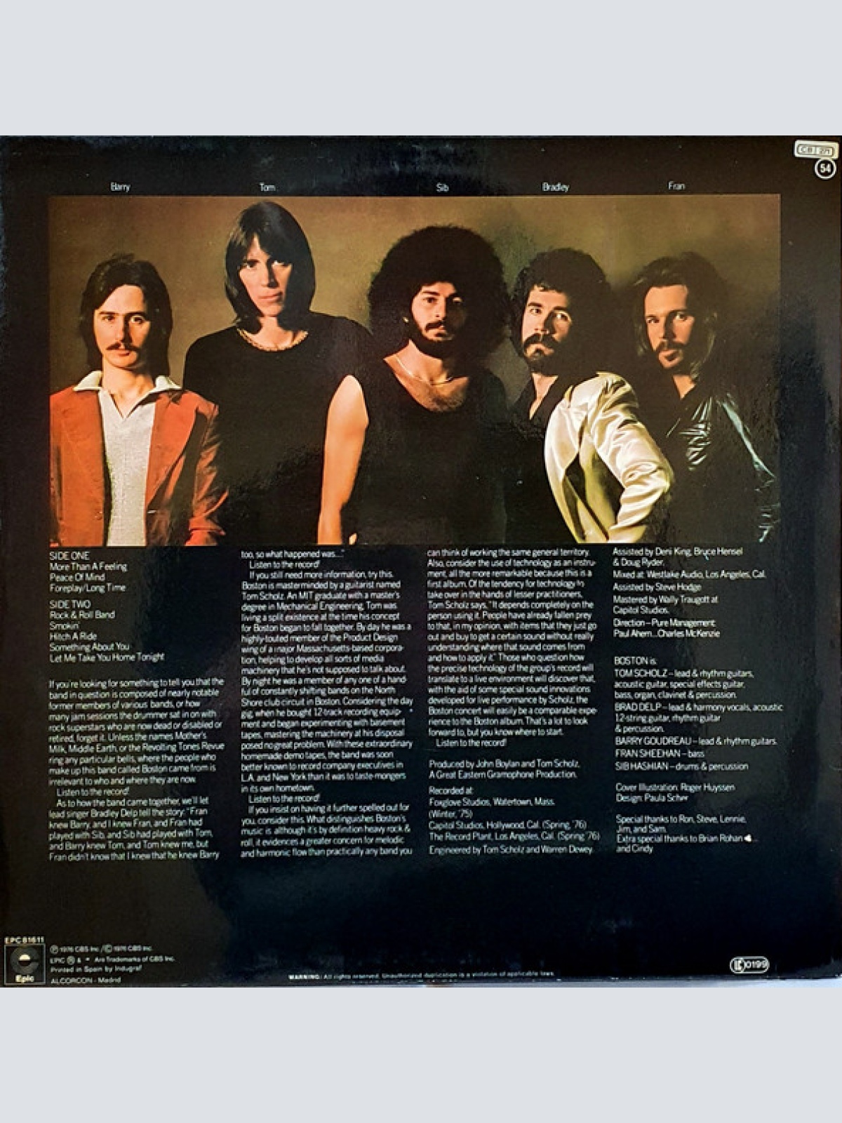 Vinyl / Boston - Boston