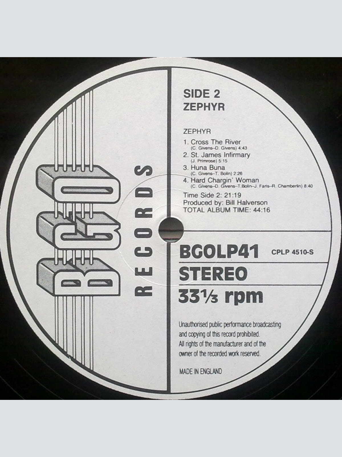 Vinyl / Zephyr (2) - Zephyr