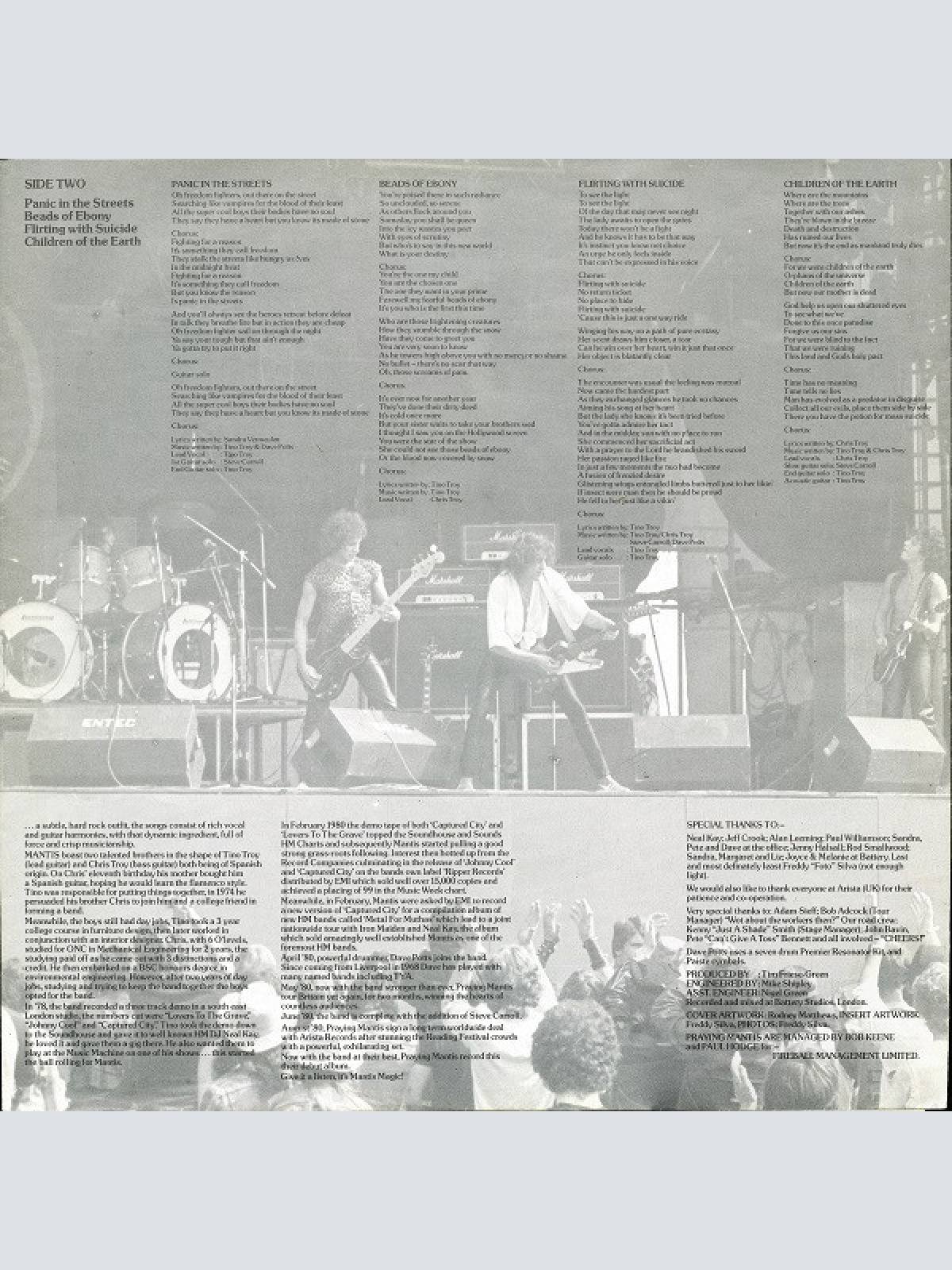 Vinyl / Praying Mantis (3) - Time Tells No Lies