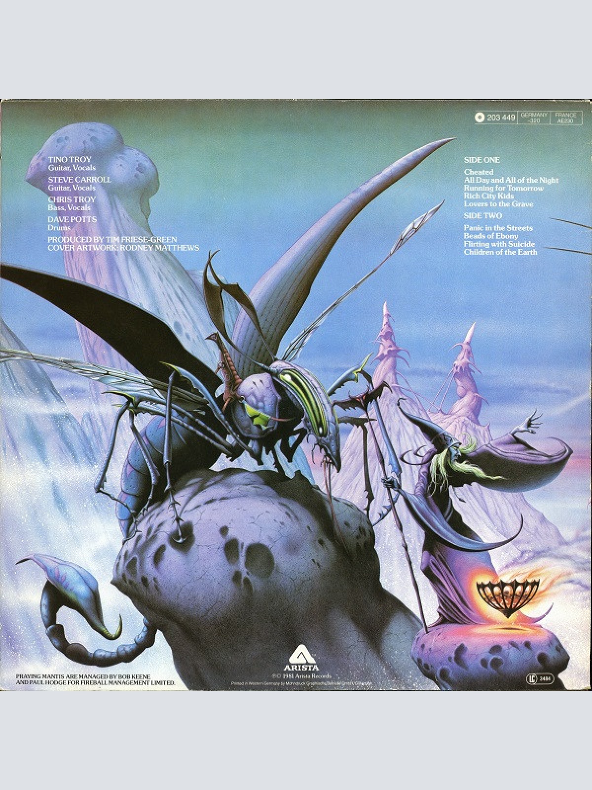 Vinyl / Praying Mantis (3) - Time Tells No Lies