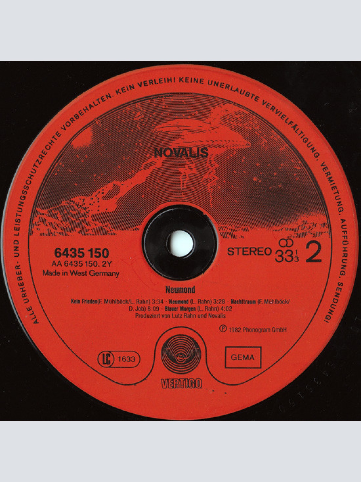 Vinyl / Novalis (3) - Neumond