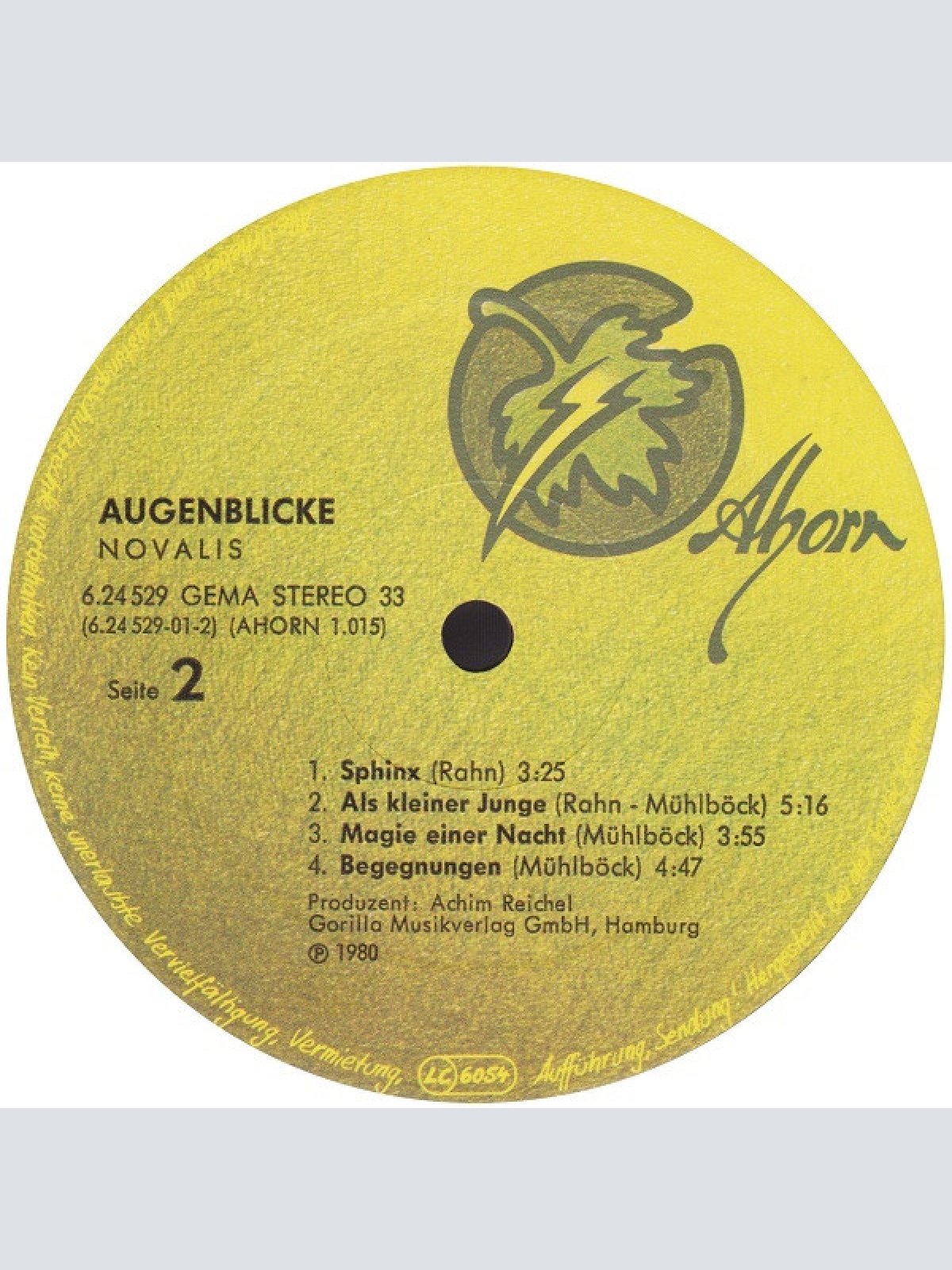 Vinyl / Novalis (3) - Augenblicke