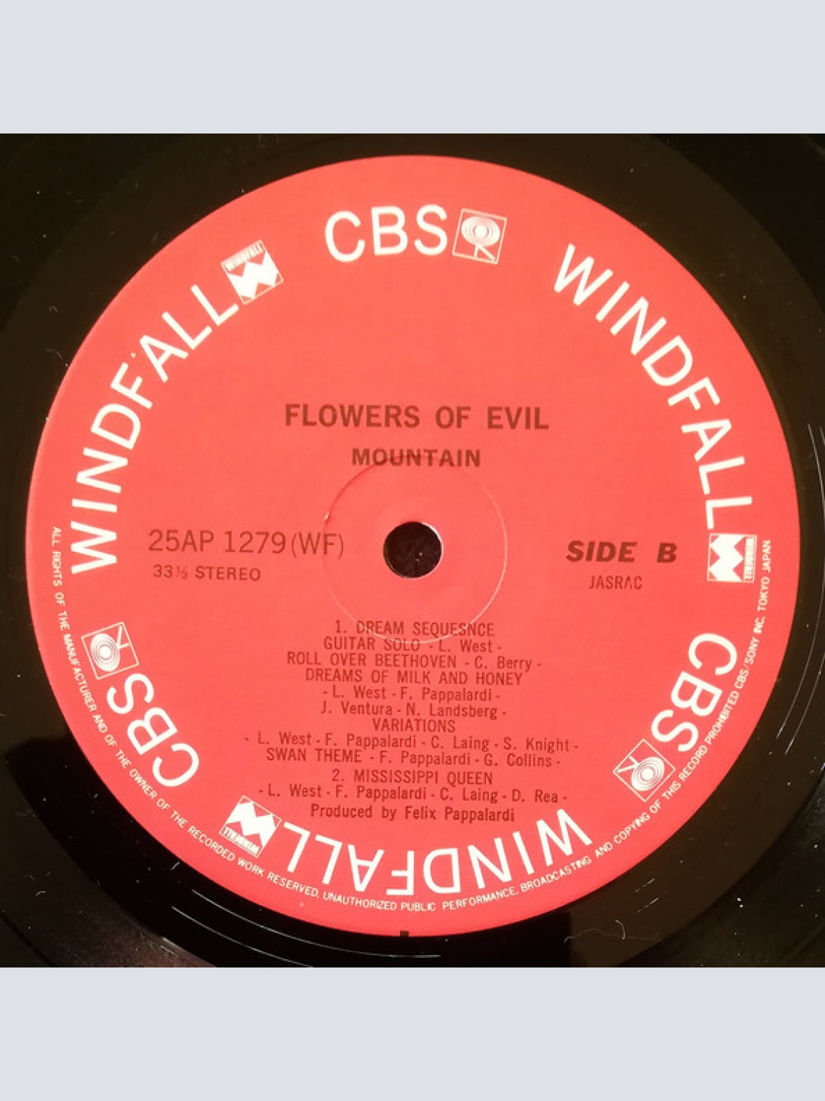 Vinyl / Mountain - Flowers Of Evil