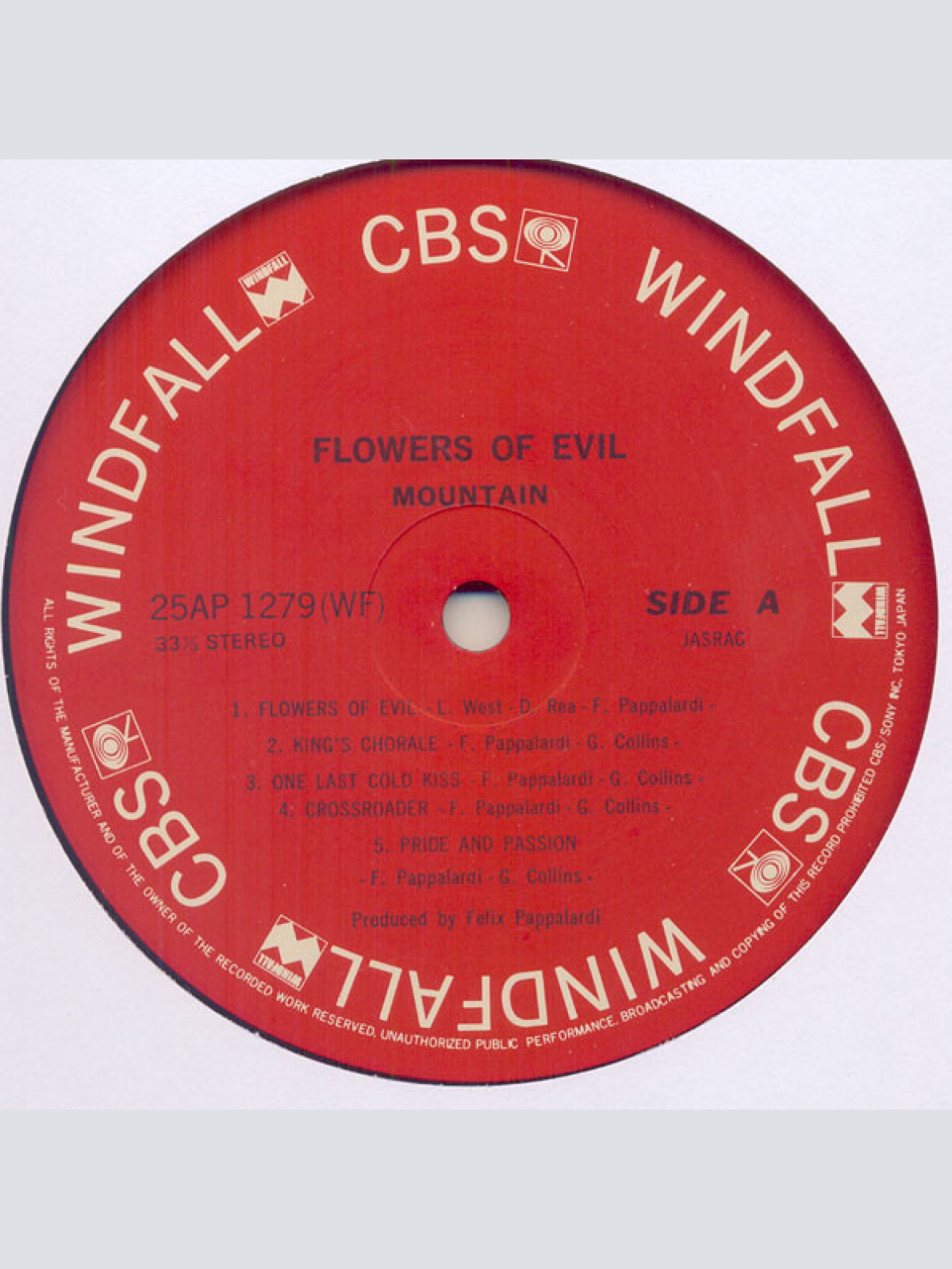 Vinyl / Mountain - Flowers Of Evil